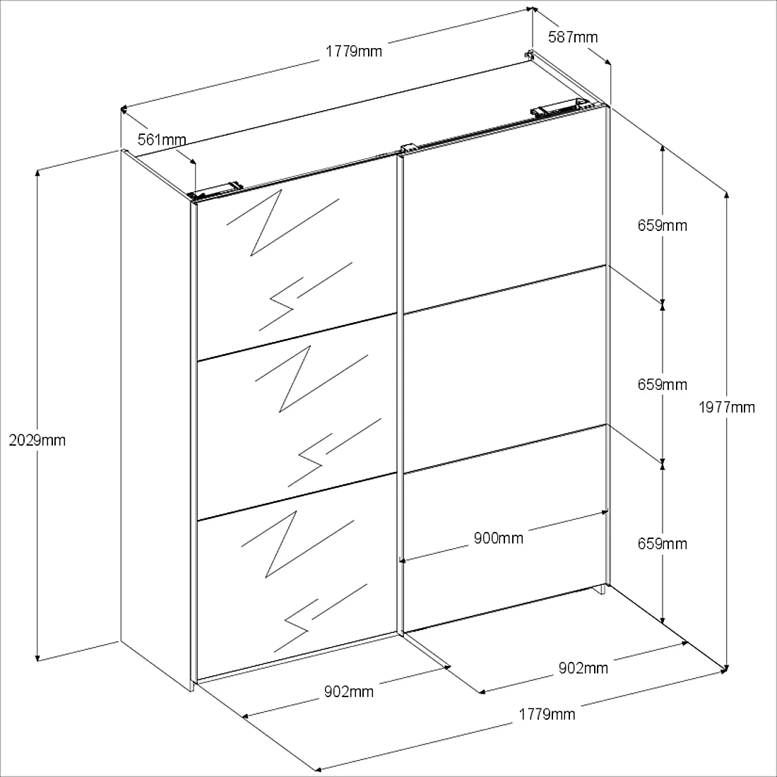 Schiebetürenschrank SWING 4