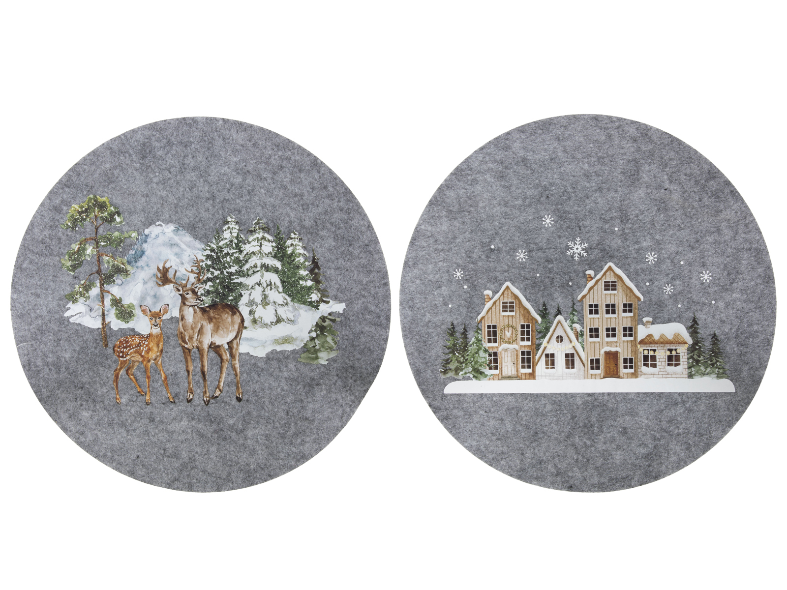 Set de table paysage hivernal CHRISTMAS