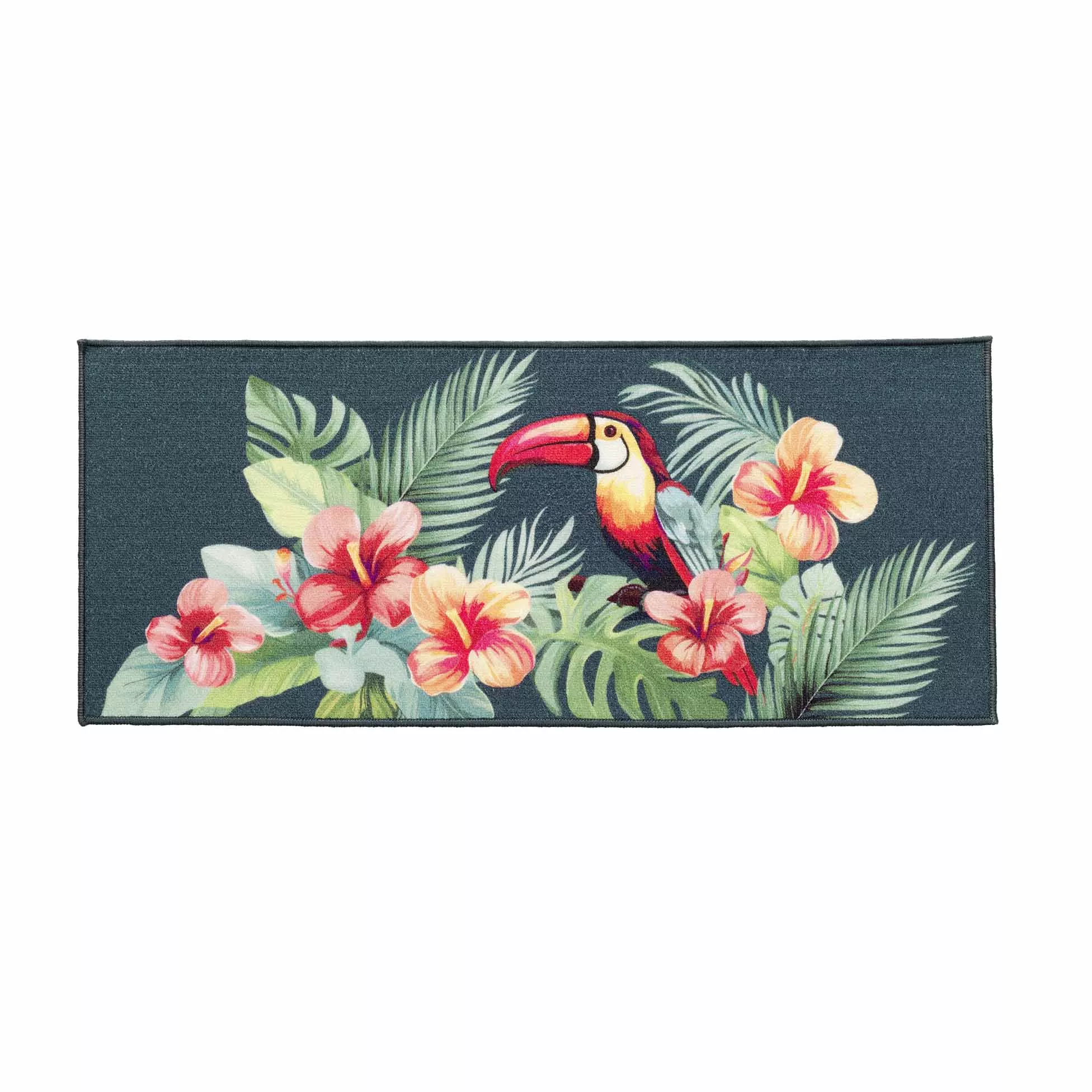 Tapis anti-salissures toucan 50x120cm MOOREA