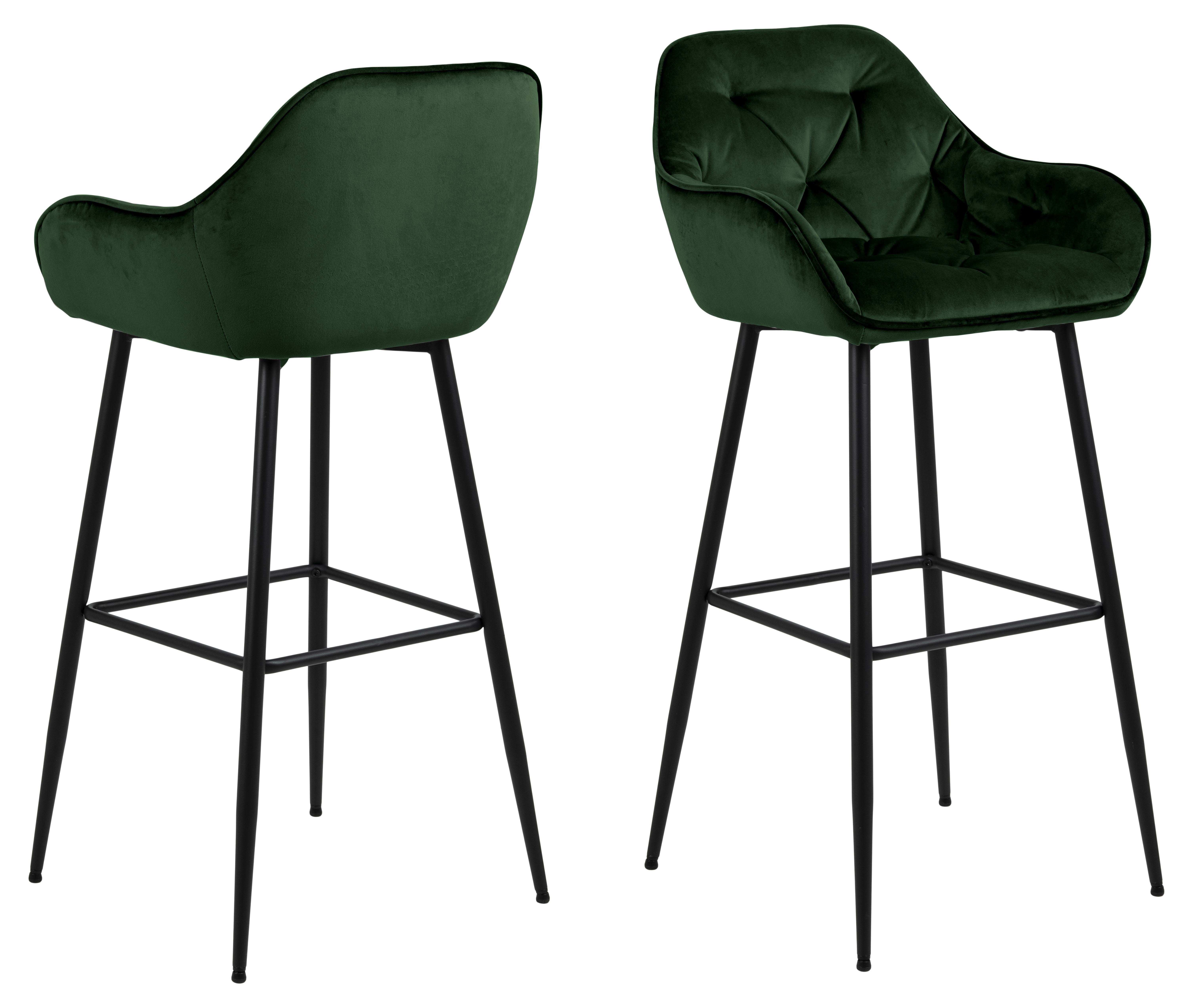 Lot de 2 chaises de bar BROOKE