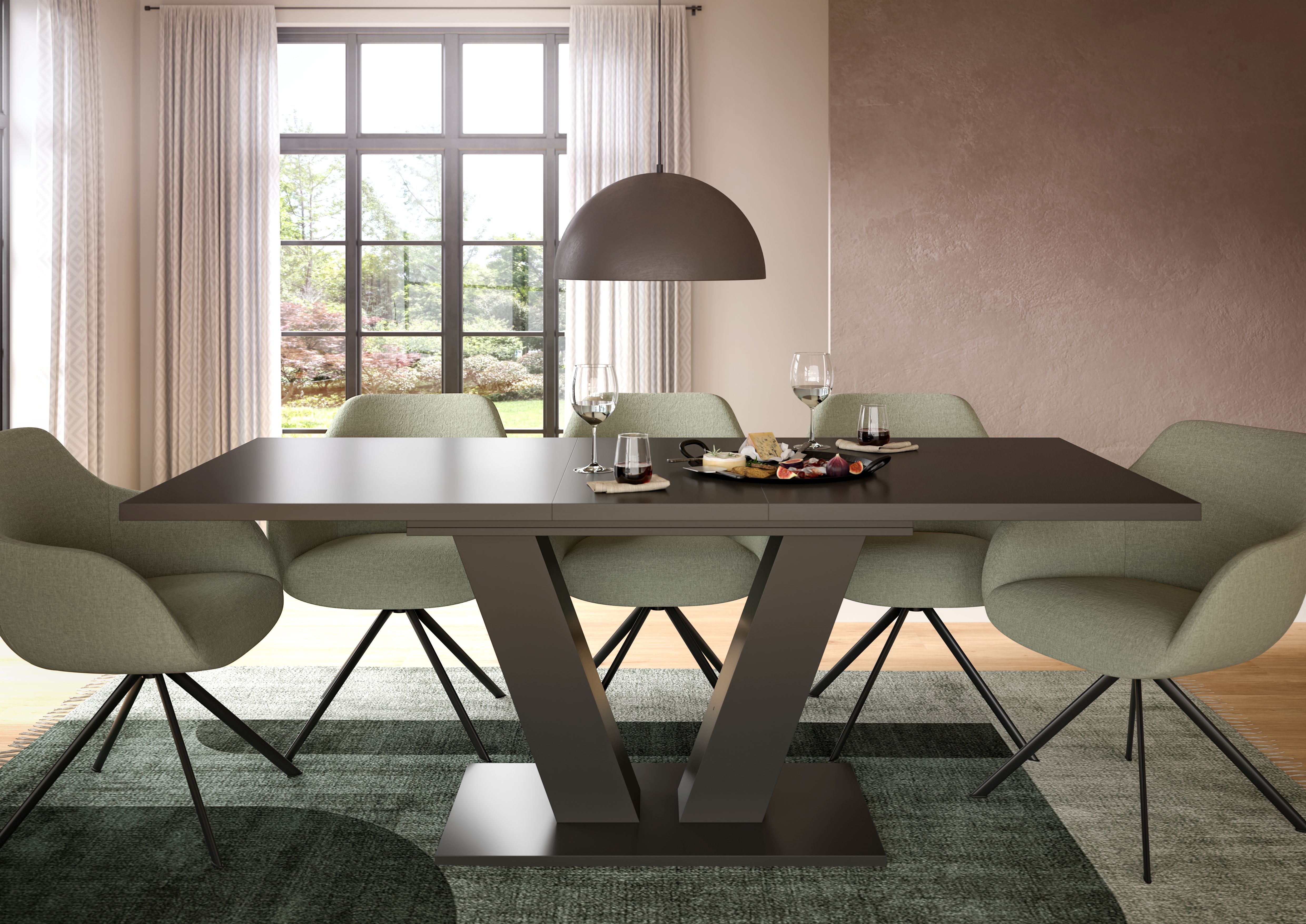 Table de repas extensible ALABA KULITO