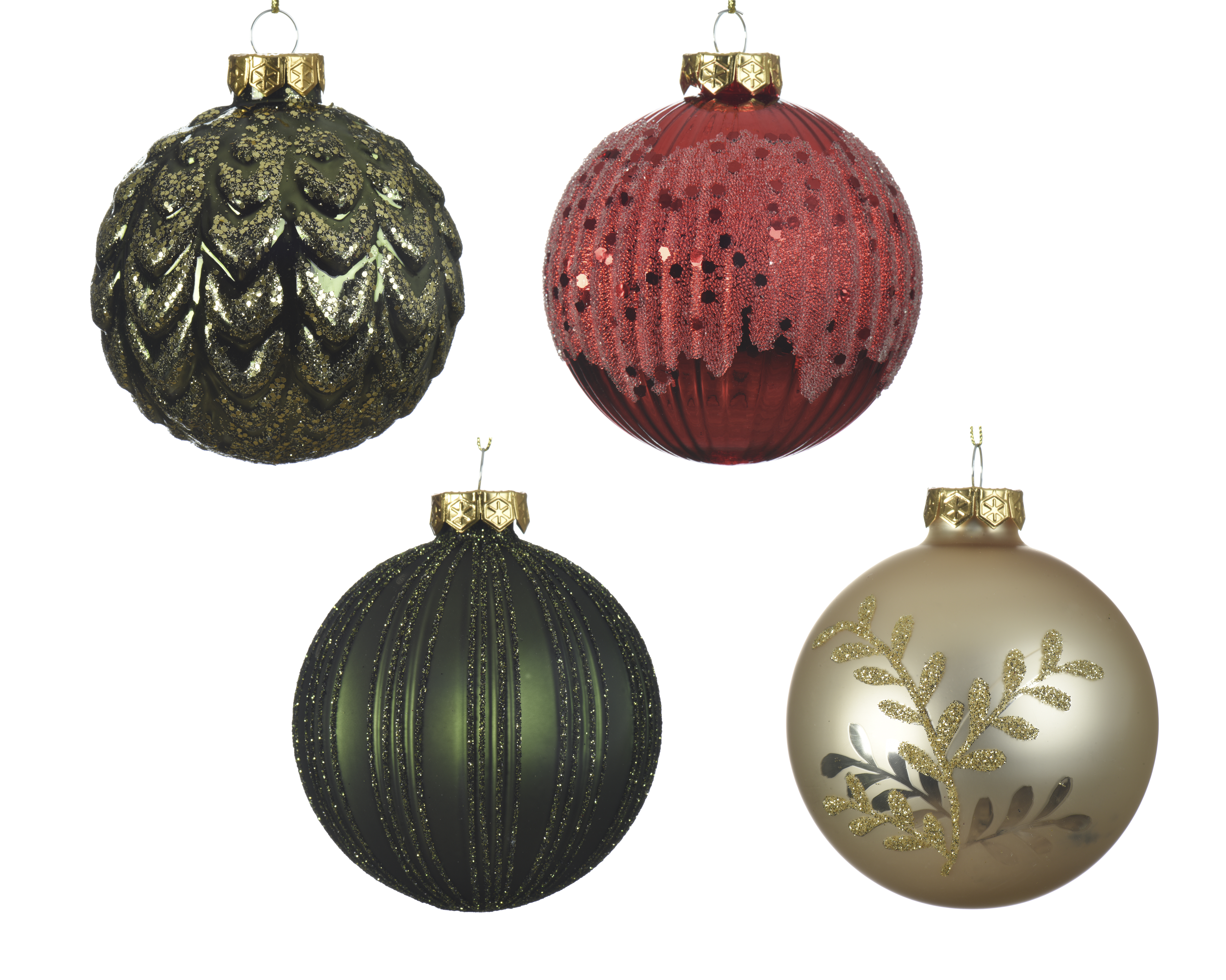 Boule en verre 8cm ORNAMENT