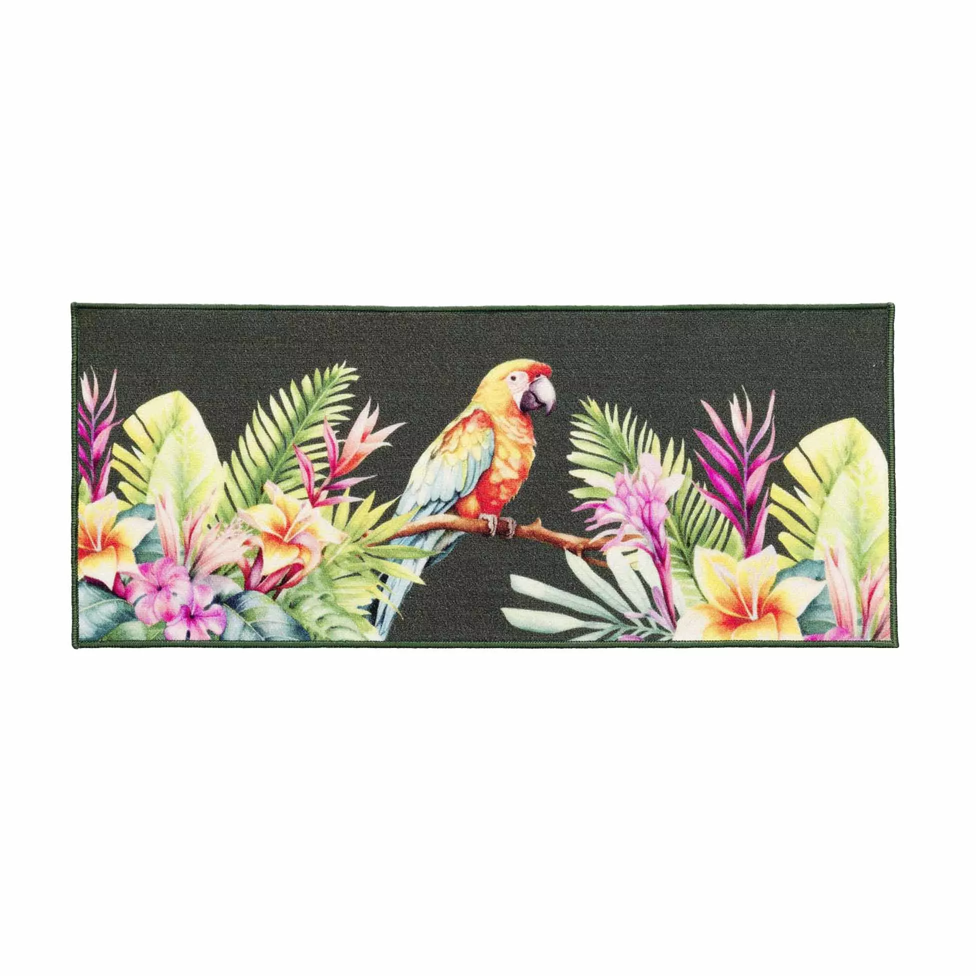 Tapis anti-salissures perroquet 50x120cm NOUMEA