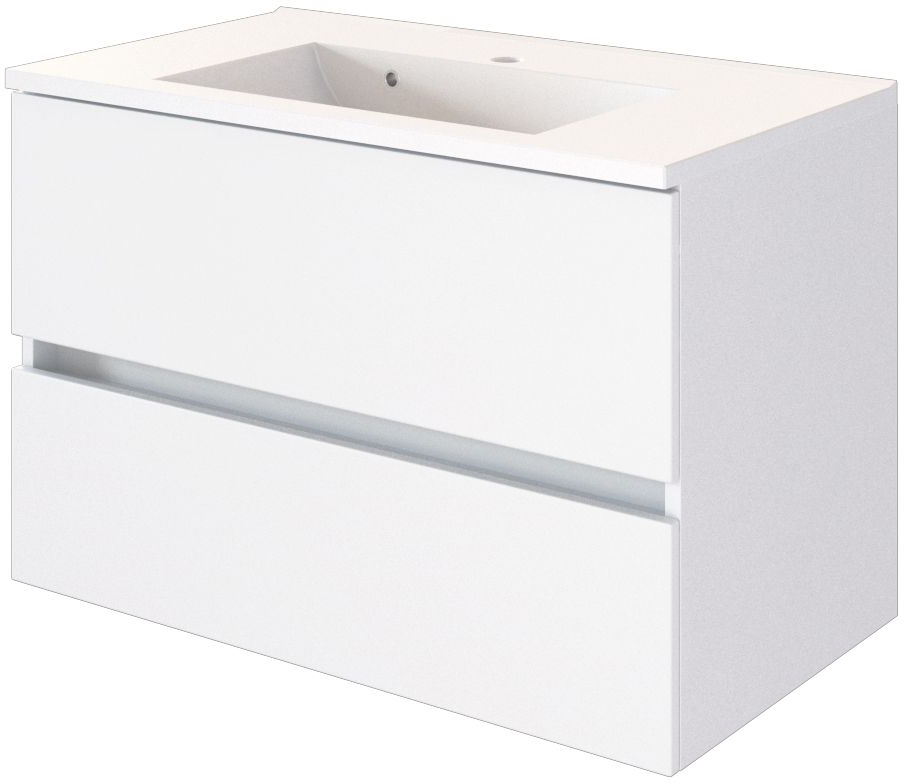 Meuble sous vasque avec plan vasque 80 BAABE Meuble sous vasque avec plan vasque 80 BAABE