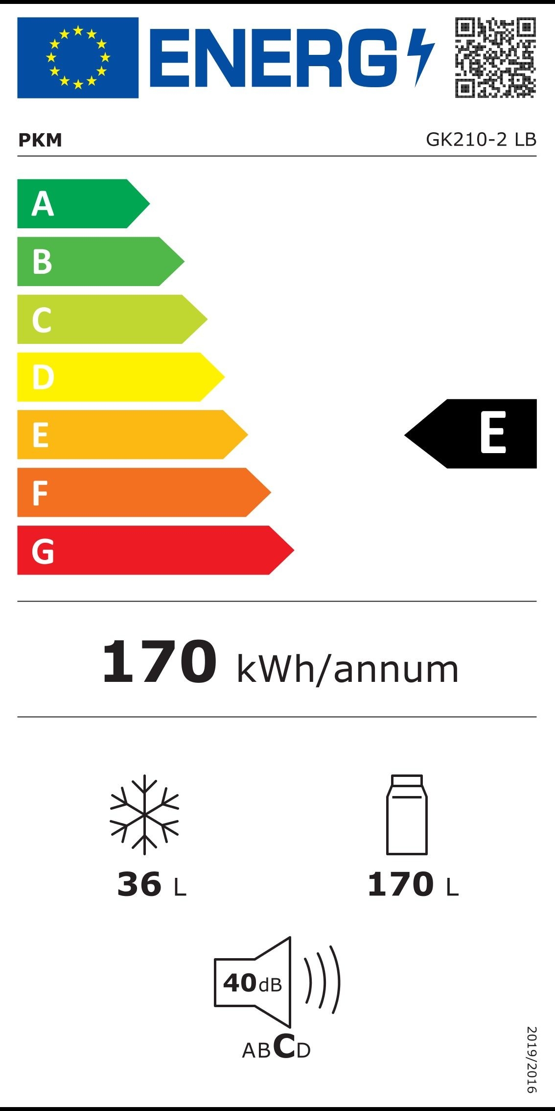 Réfrigérateur-congélateur GK210-2 SB