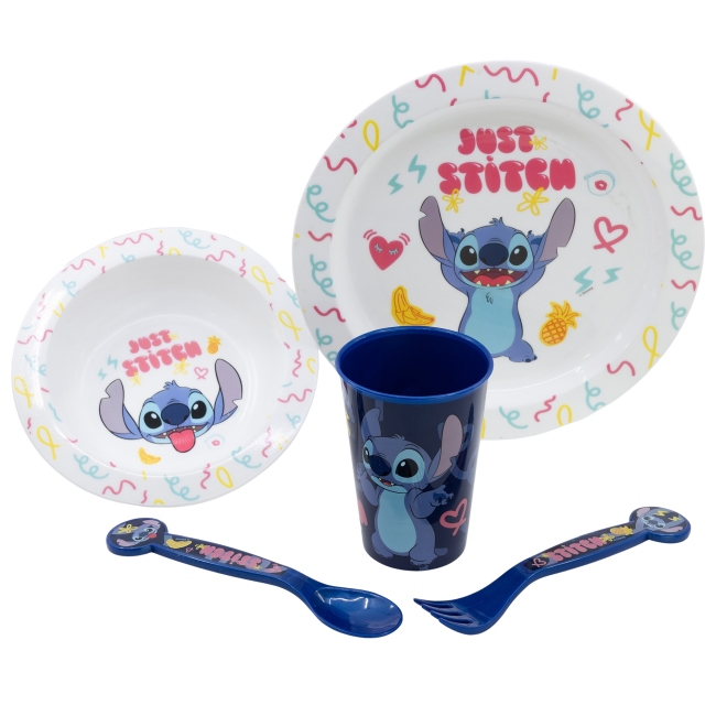 Vaisselle pour enfant 5 éléments Stitch STITCH