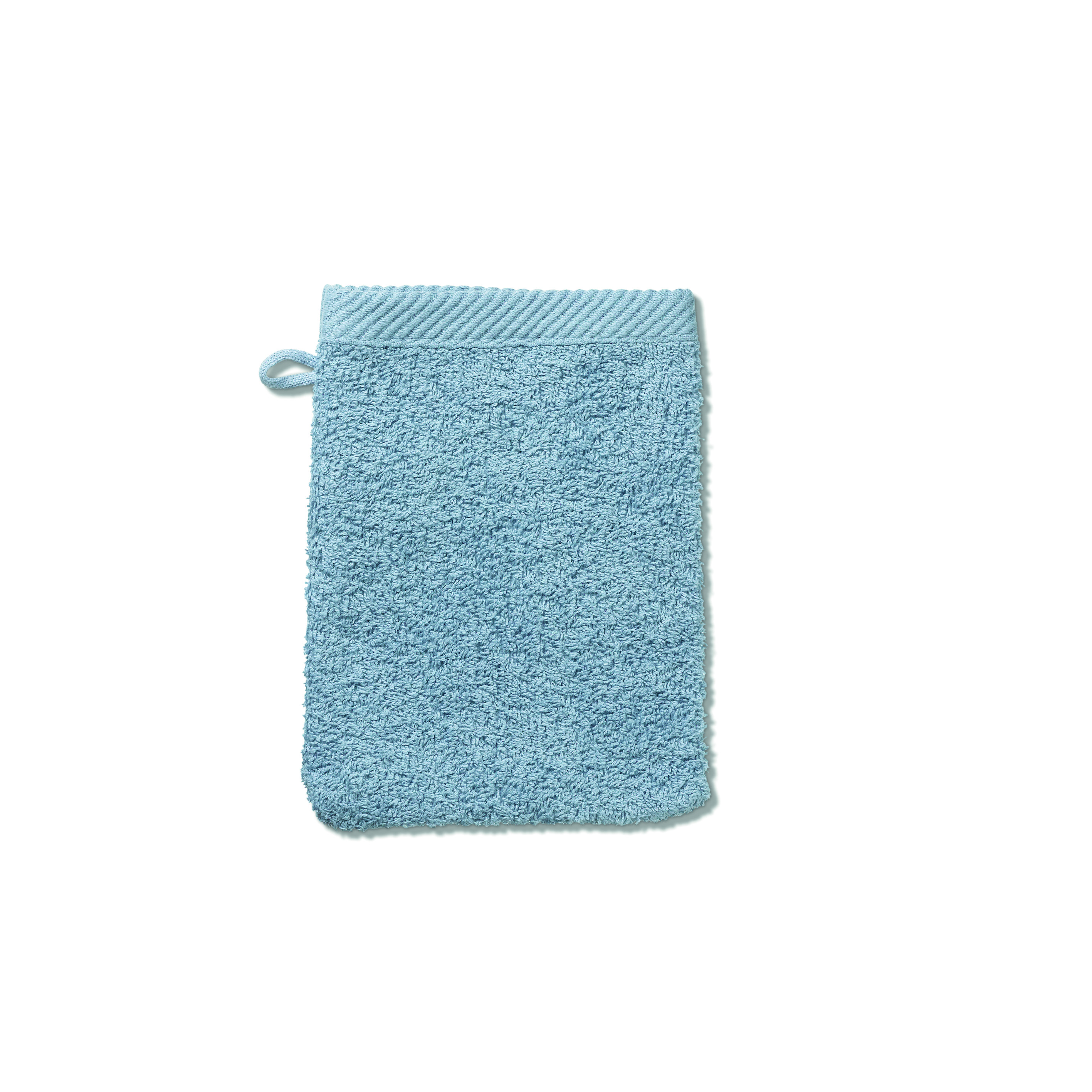 Gant de toilette bleu givré LADESSA