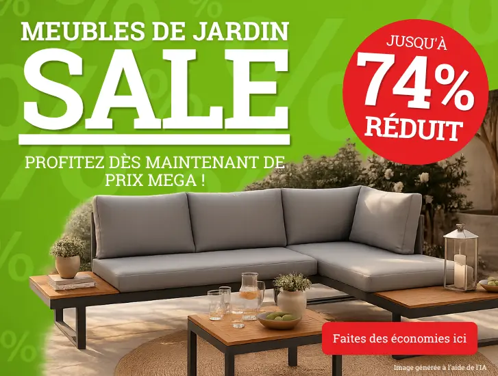 Soldes sur le mobilier de jardin - jusqu'à 74 % de réduction