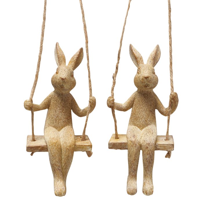 Hänger Hase auf Schaukel HOPPI