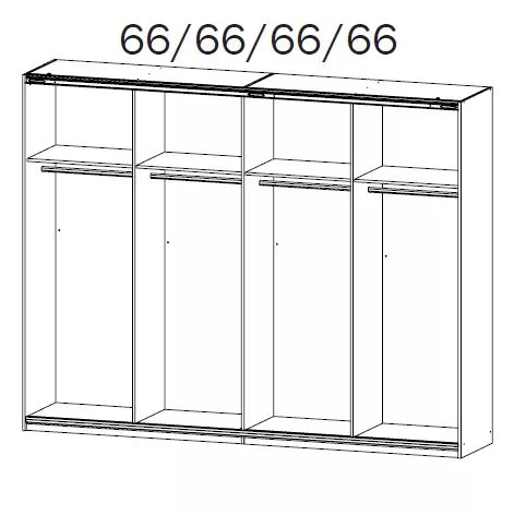 Schwebetürenschrank SYNCRONO