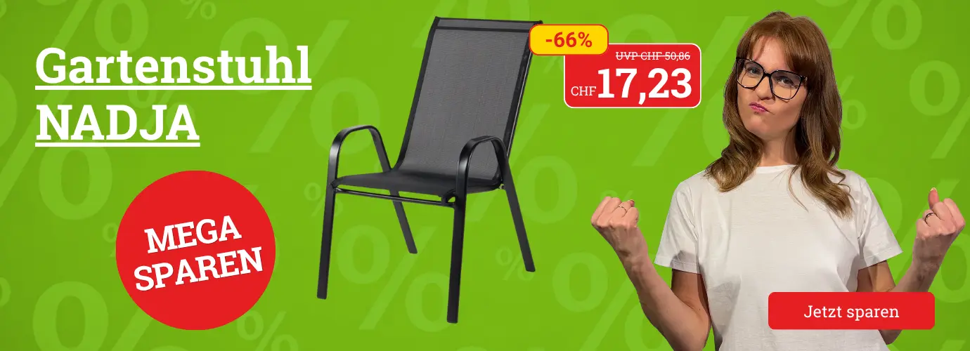 MEGA sparen! Gartenstuhl NADJA