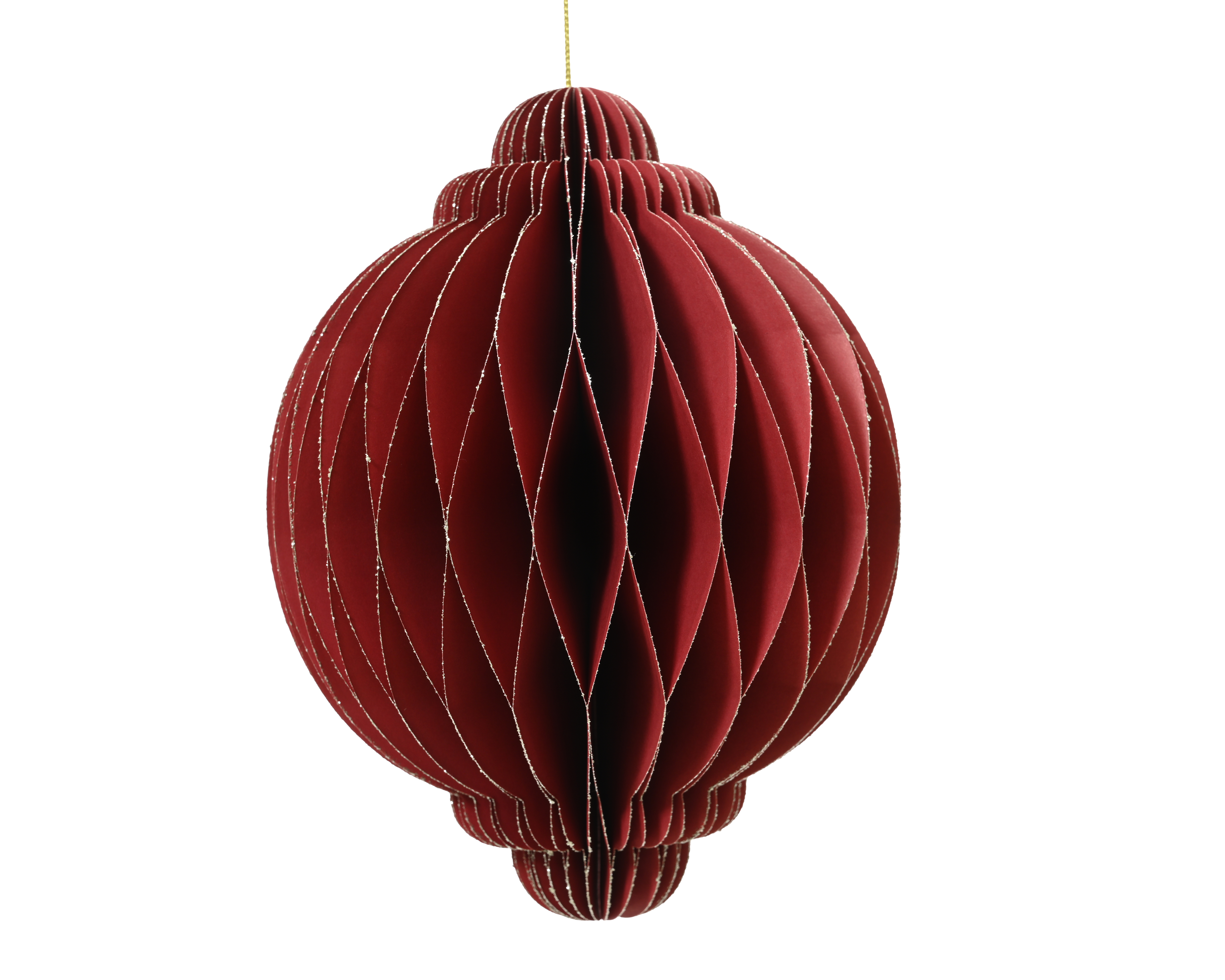 Hänger Papierzwiebel CHRISTMAS