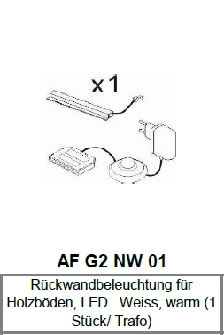 Rückwandbeleuchtung RAVENNA AF G2 NW 01 Rückwandbeleuchtung RAVENNA AF G2 NW 01
