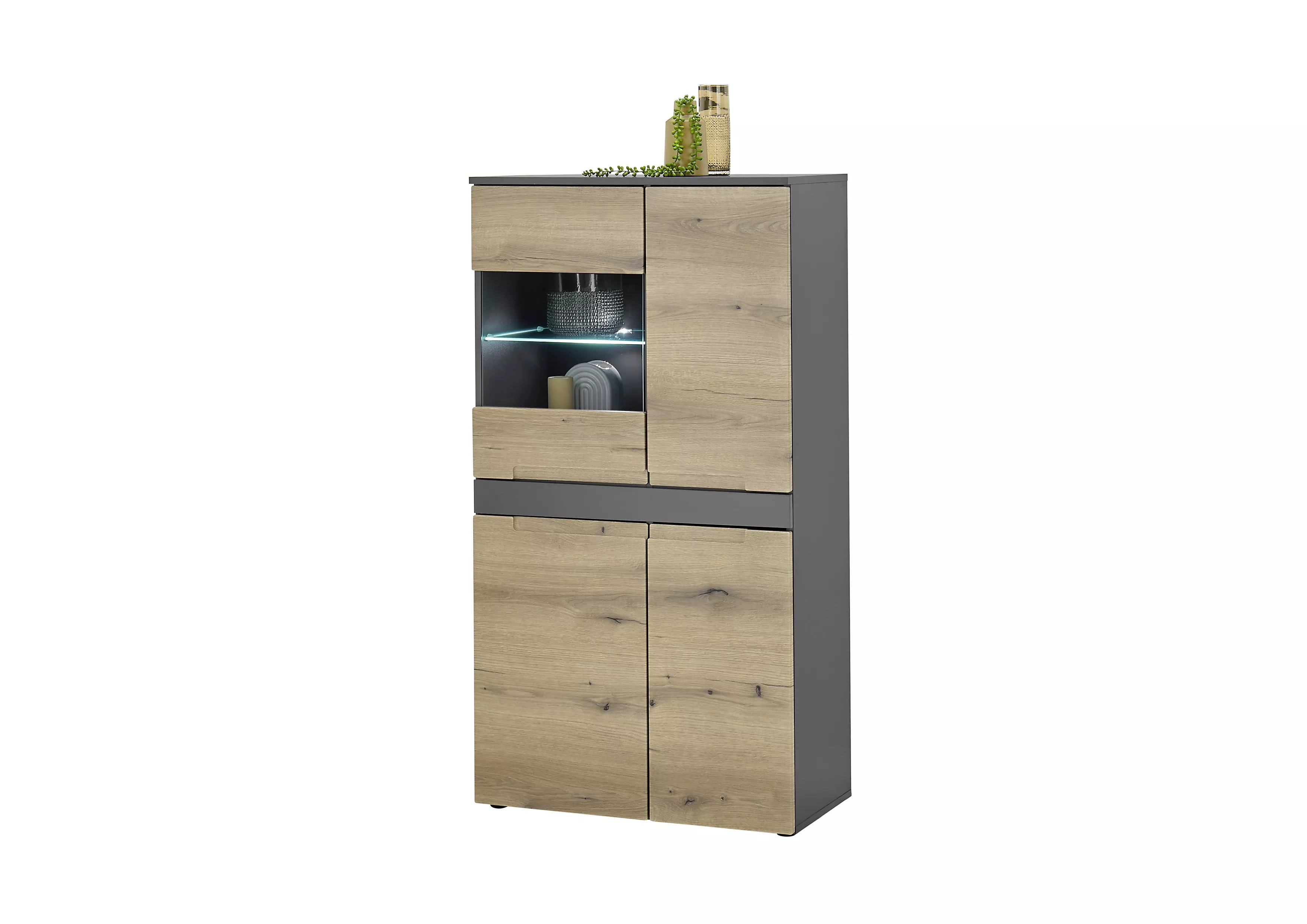 Bahut haut vitrine CORK
