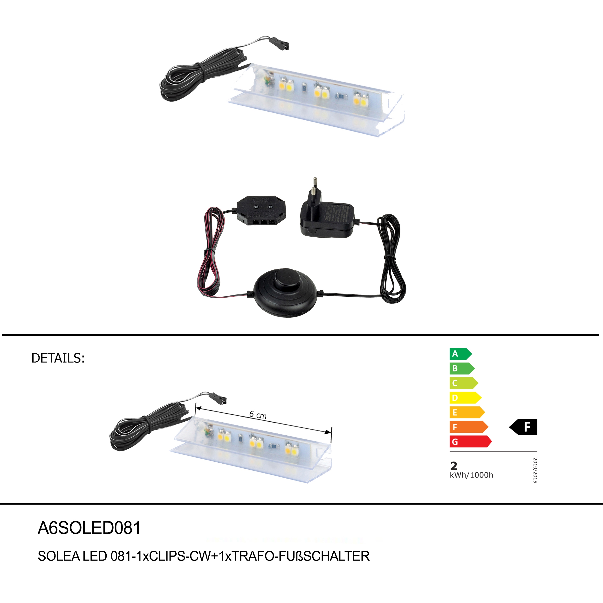 Beleuchtungsset SOLEA  A6SOLED 081