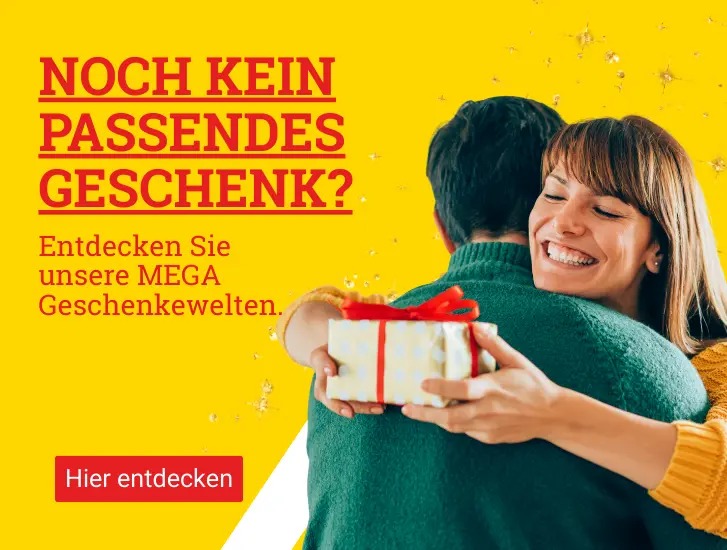 Unsere MEGA Geschenkewelt - Sie sind auf der Suche nach schönen Geschenken? Hier haben wir Ideen für Sie – lassen Sie sich inspirieren.
