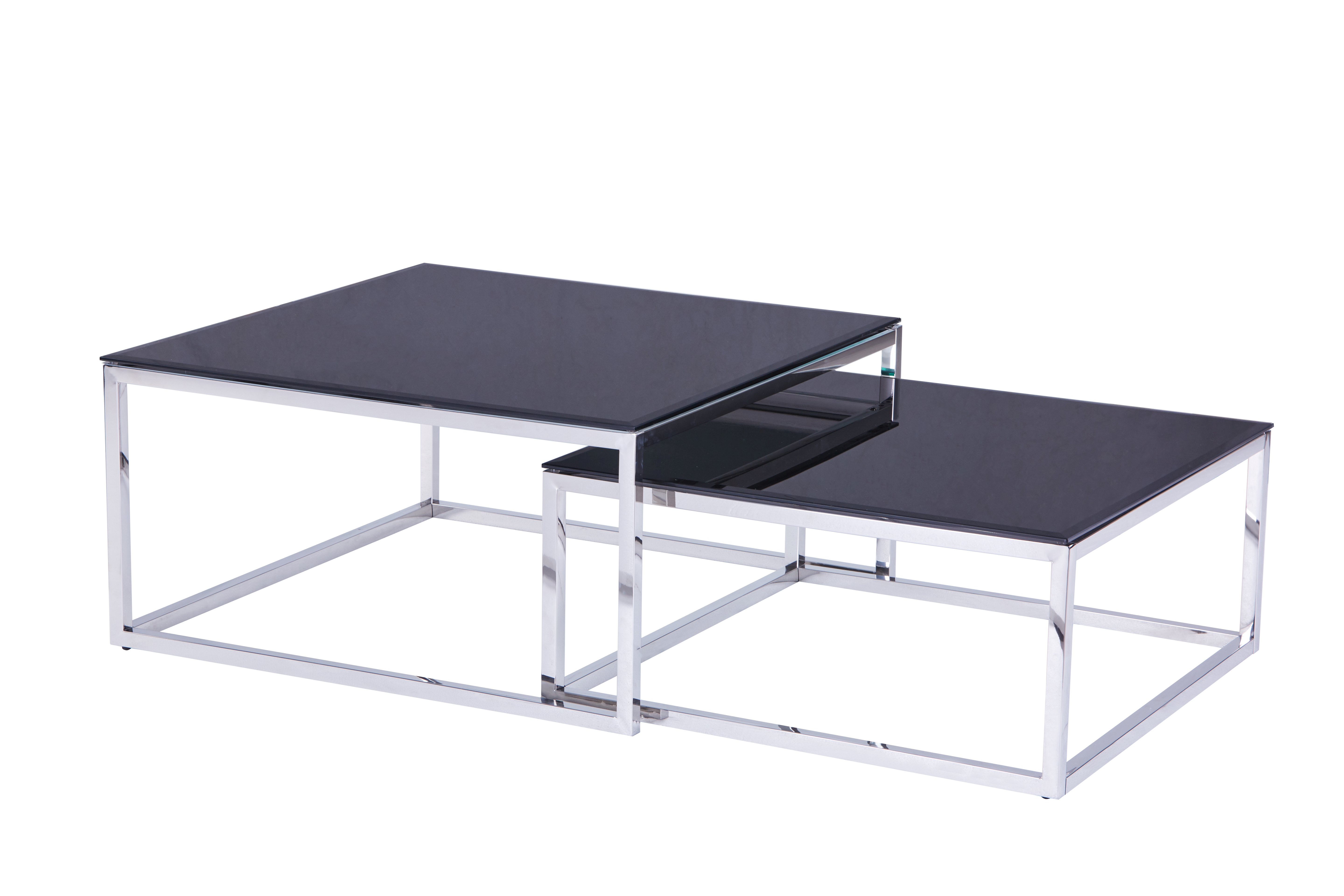 Lot de 2 tables gigognes C89G-S