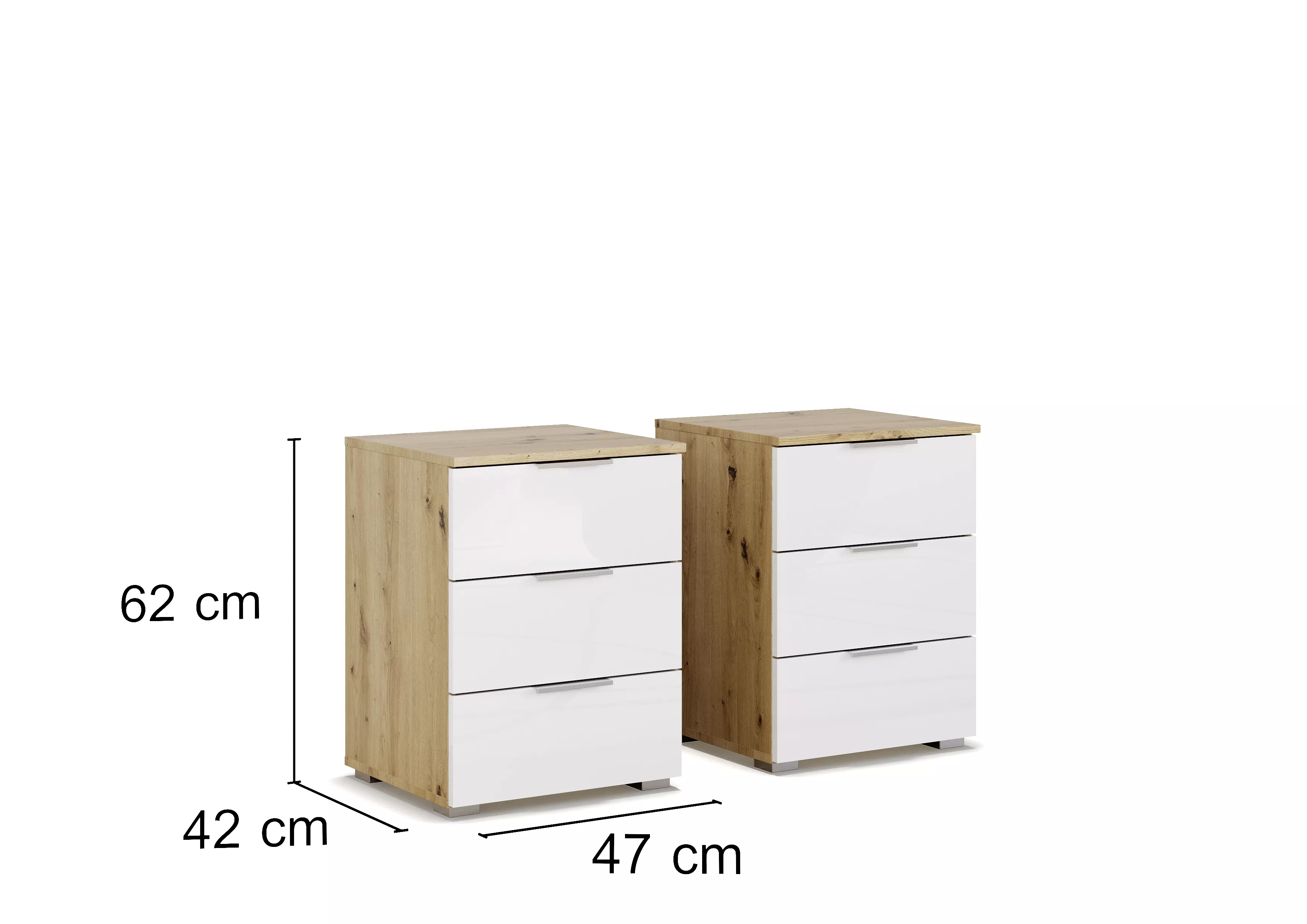 Lot de 2 chevets ALABAMA
