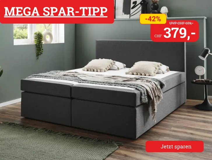 MEGA Spar-Tipp! Boxspringbett BX890 ASPEN