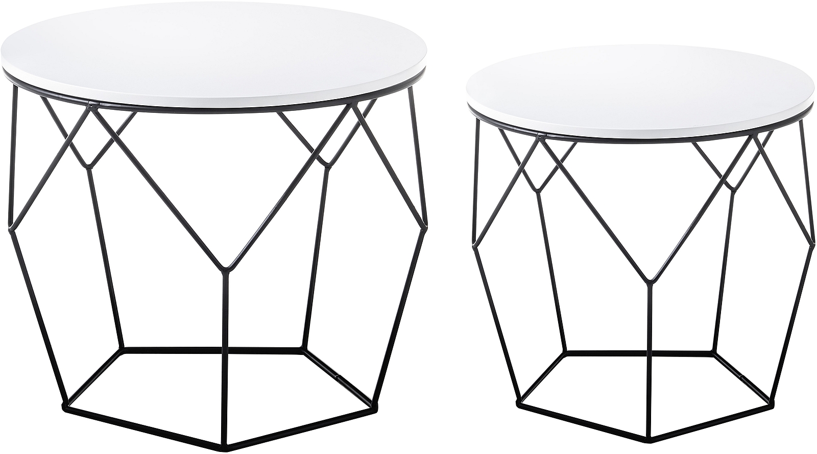 Lot de 2 tables basses HAITI