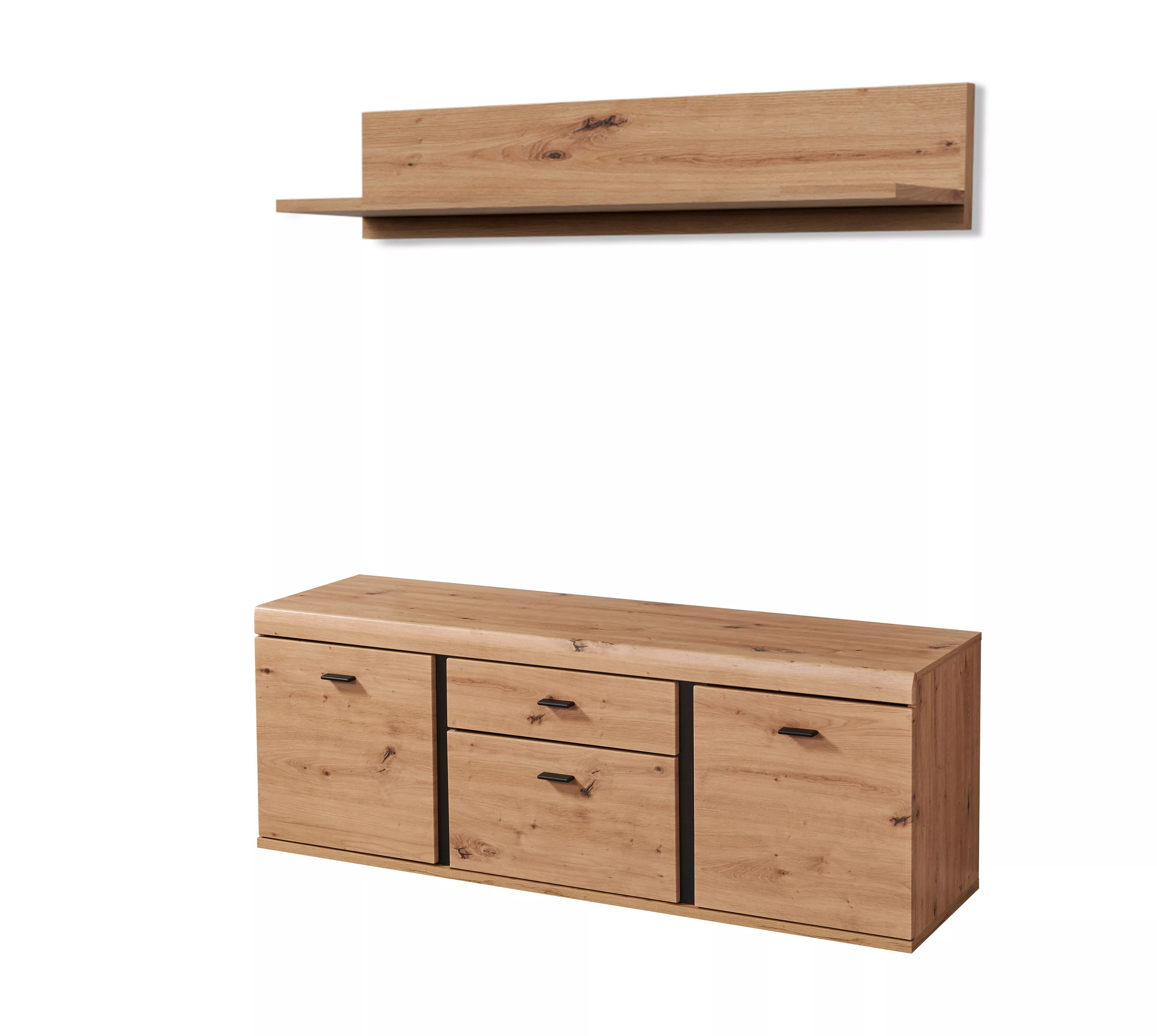 Lowboard mit Wandboard KRETA