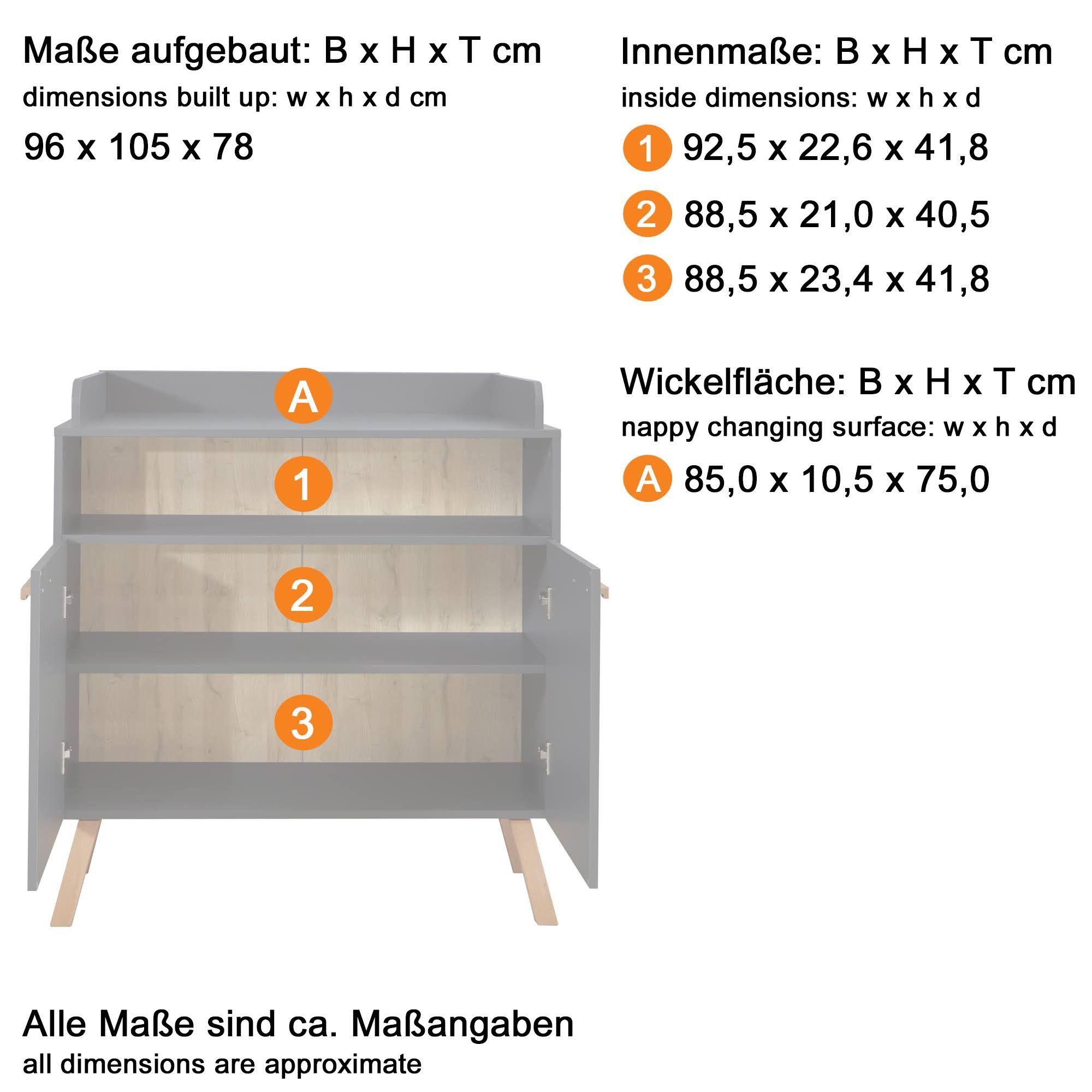 Commode à langer MATS