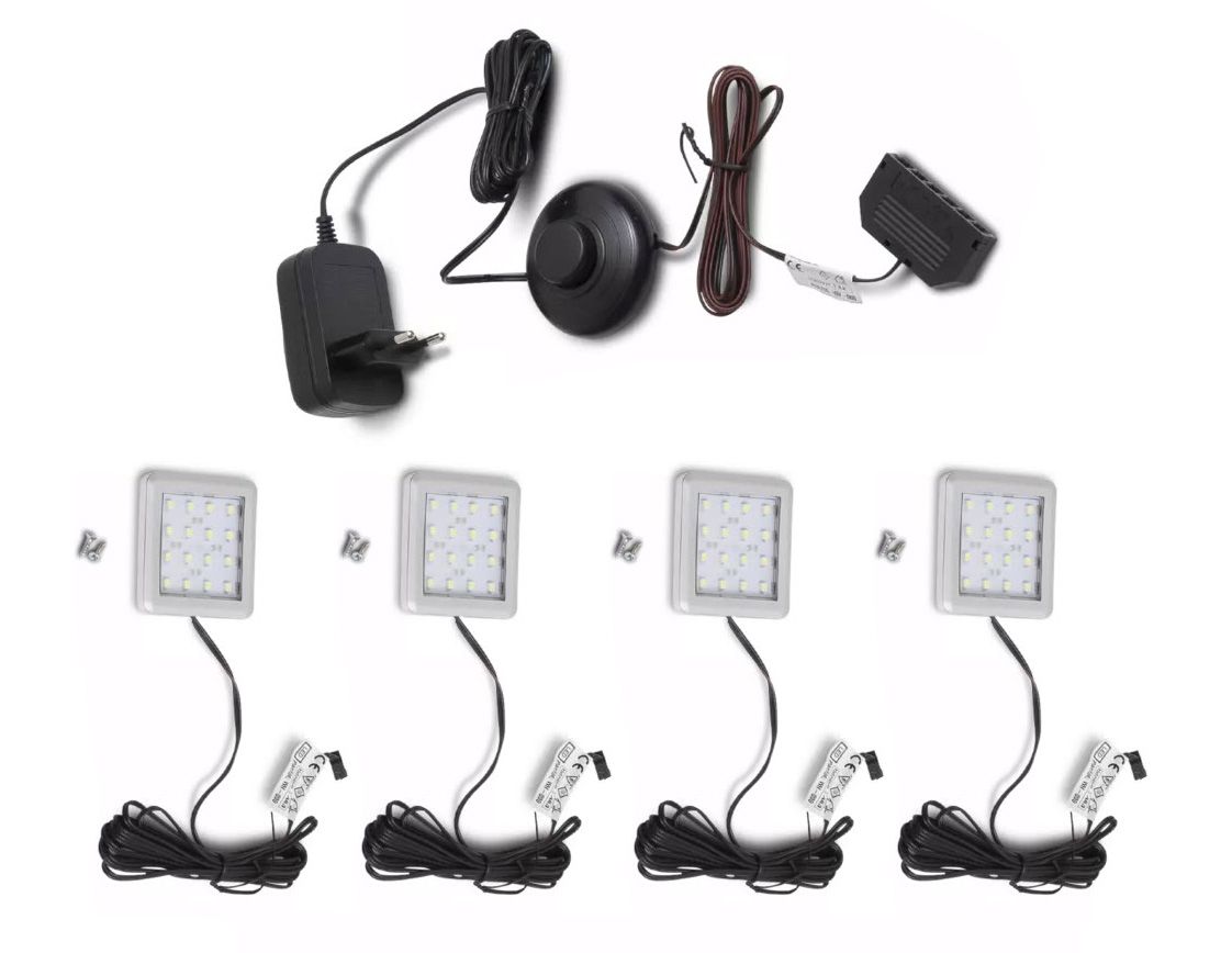 Lot de 4 spots WOLDIYA Lot de 4 spots WOLDIYA