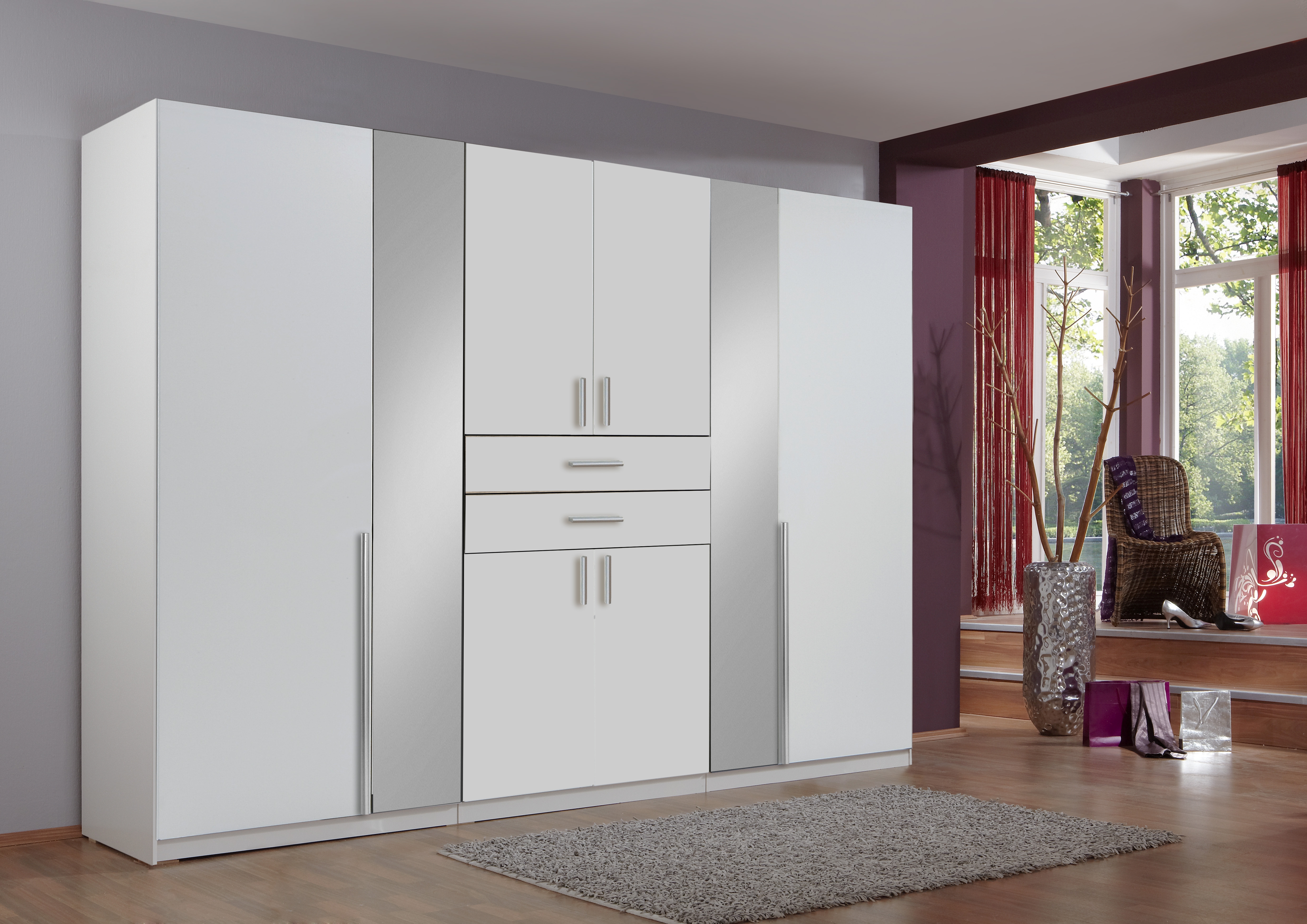 Kleiderschrank VANEA | weiss | 519331-1