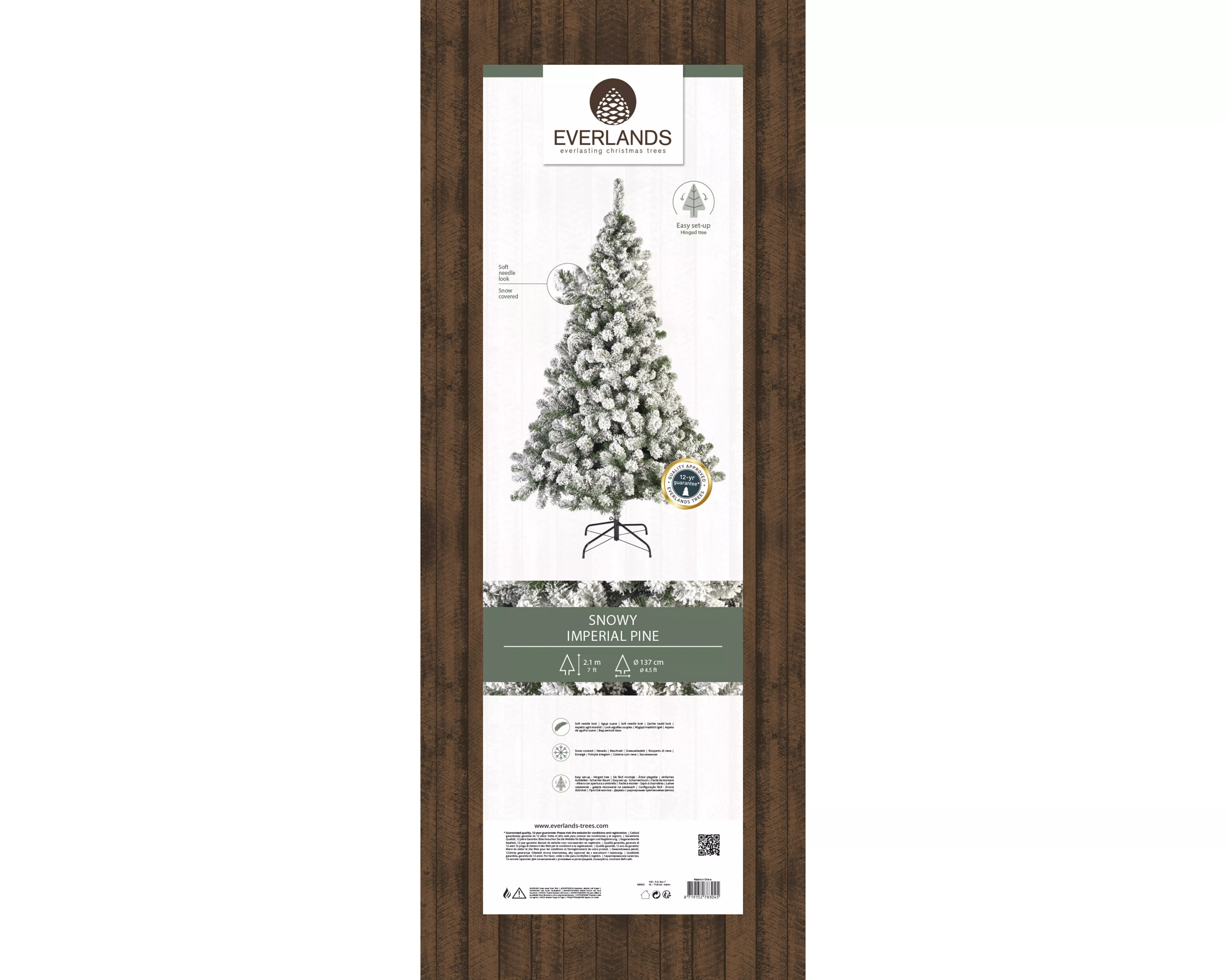 Sapin 240 cm enneigé IMPERIAL KIEFER