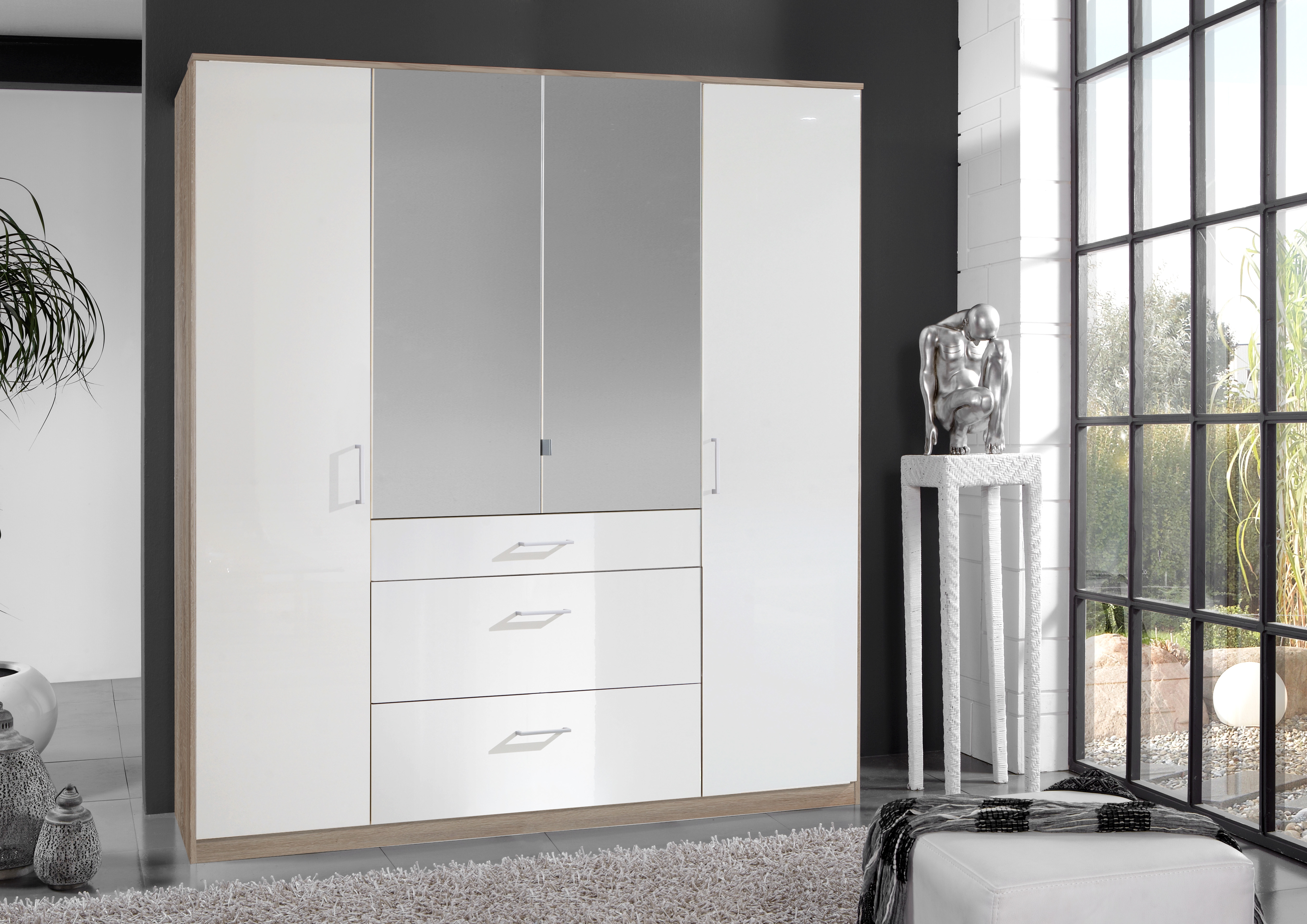 | weiss 508729-4 Kleiderschrank | KOBLENZ