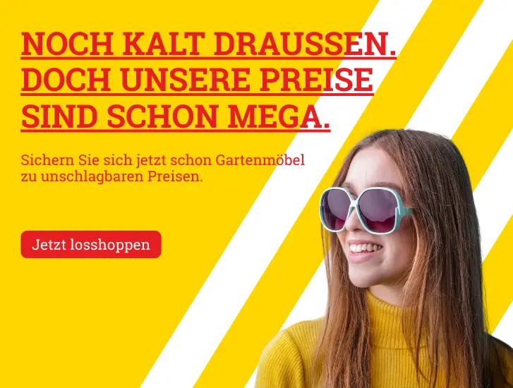 Gartenmöbel zu MEGA Preisen! Hier entdecken>