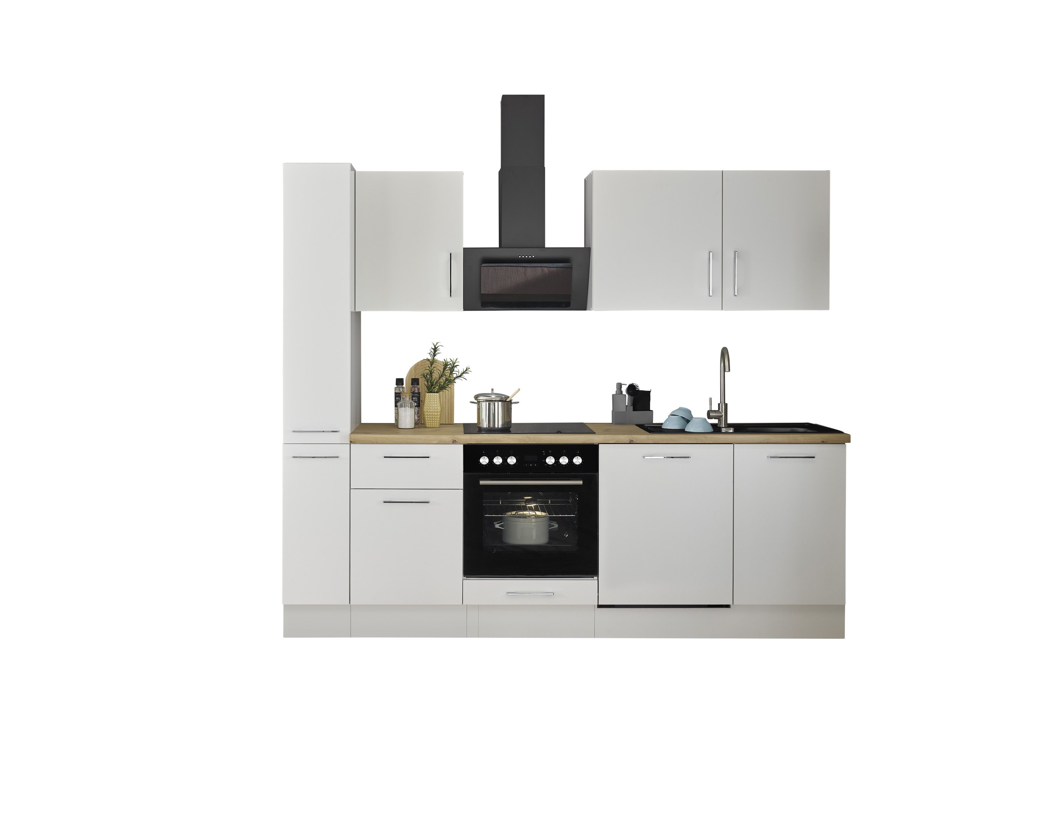 Bloc cuisine avec électroménager CORNWALL (bloc cuisine-armoire coulissante-lave-vaisselle) II Bloc cuisine avec électroménager CORNWALL (bloc cuisine-armoire coulissante-lave-vaisselle) II