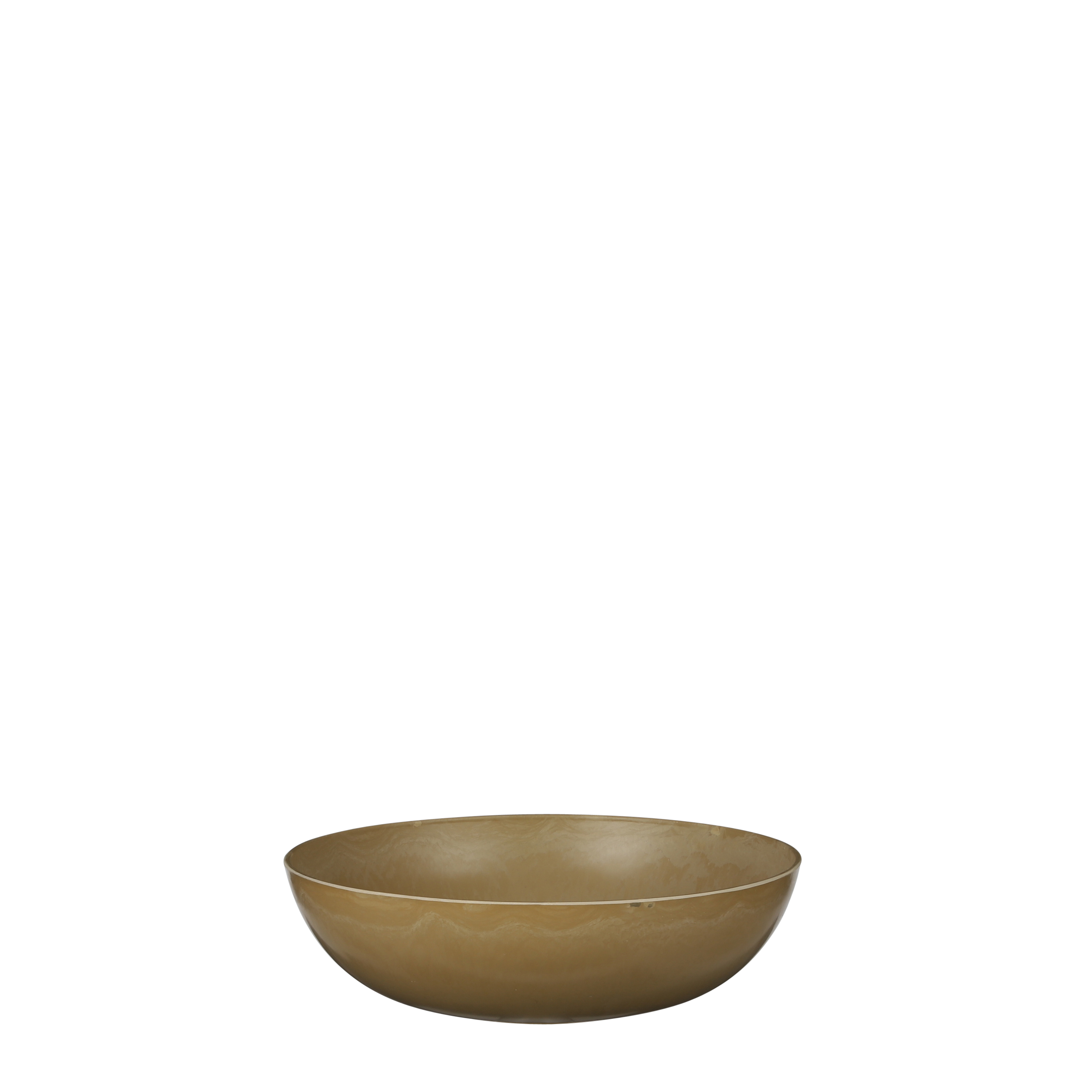 Coupe décorative ocre Ø30cm MILA