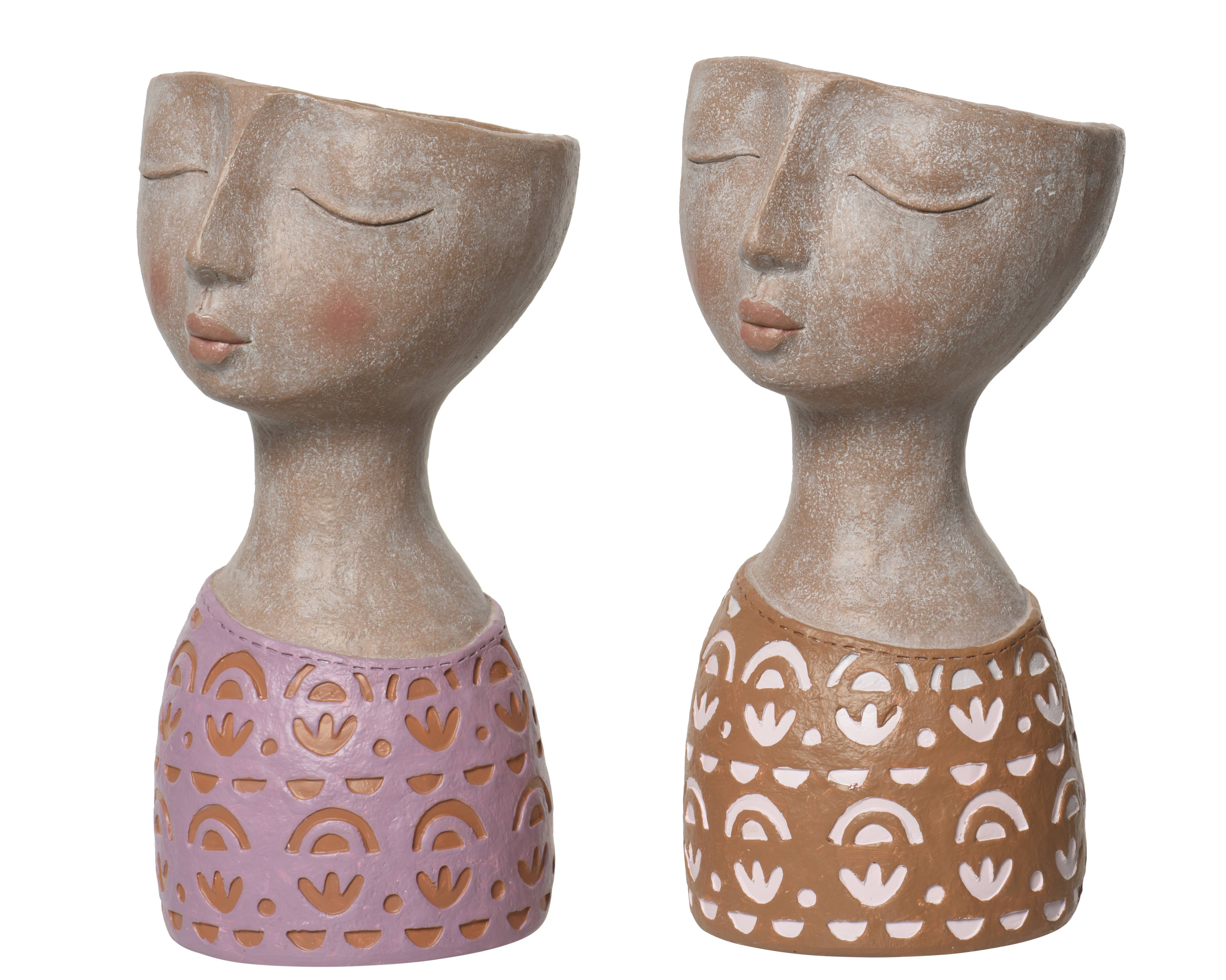 Cache-pot tête de femme HELENA