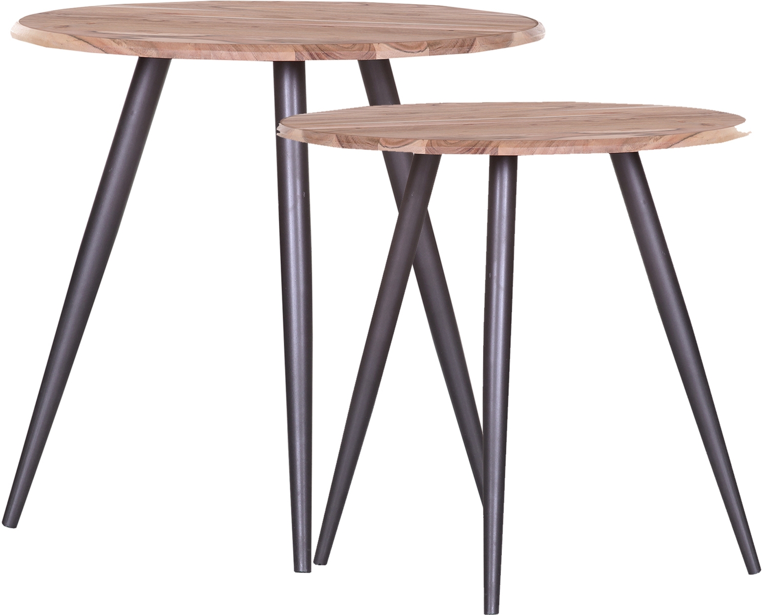 Lot de 2 tables d'appoint FIRESTONE