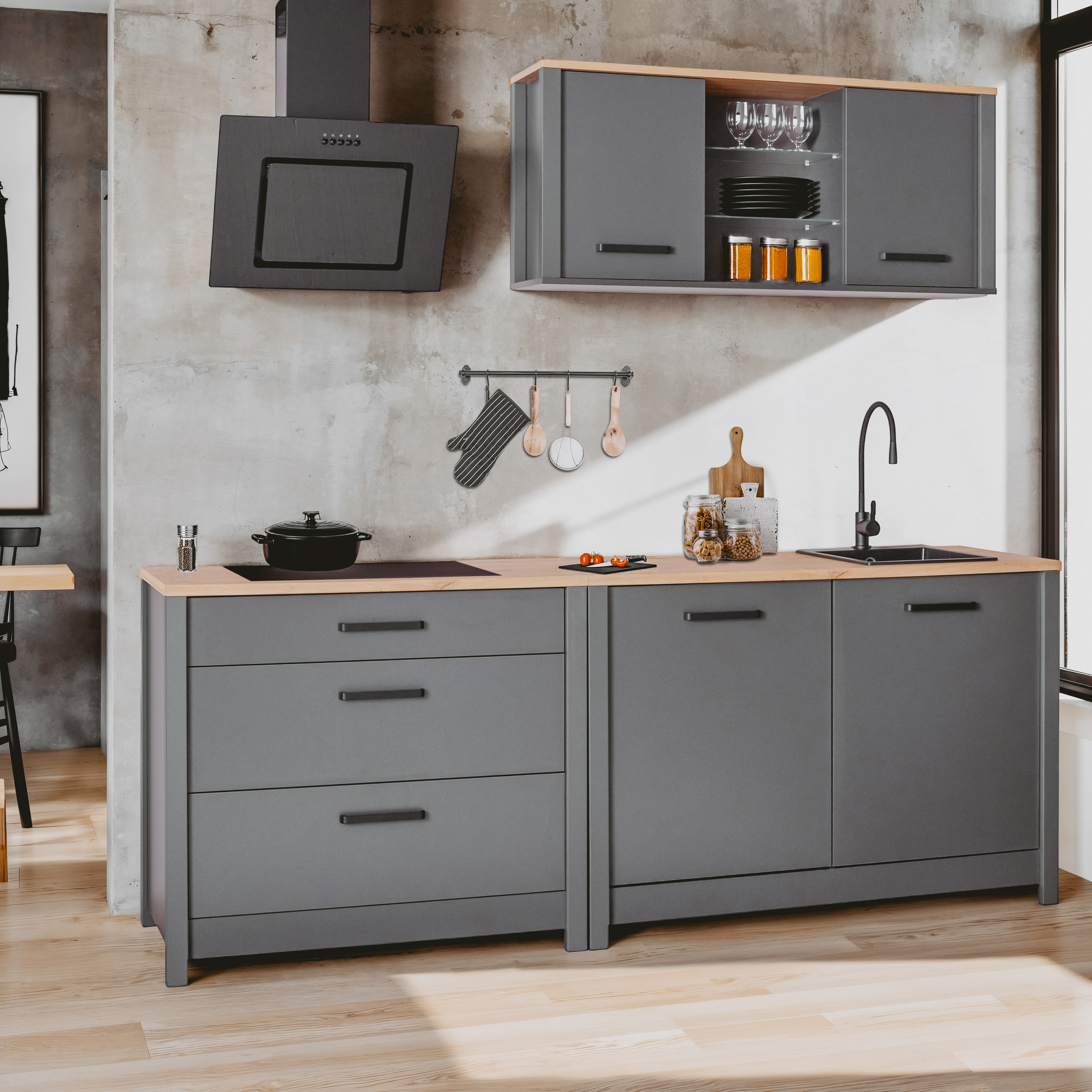 Bloc cuisine sans électroménager 3 ROTTERDAM Bloc cuisine sans électroménager 3 ROTTERDAM