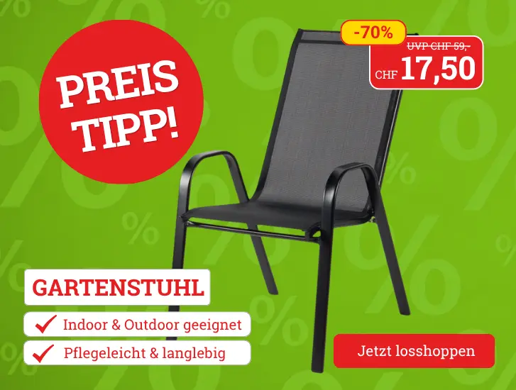 MEGA Preis! Gartenstuhl NADJA. Hier entdecken