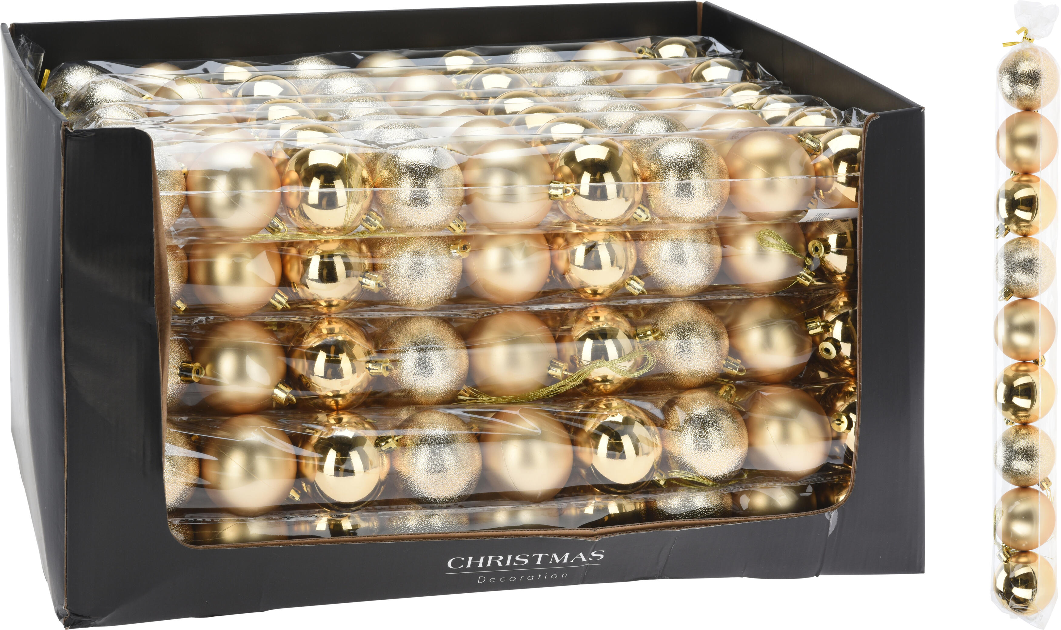 Lot de 9 boules de Noël CHRISTMAS