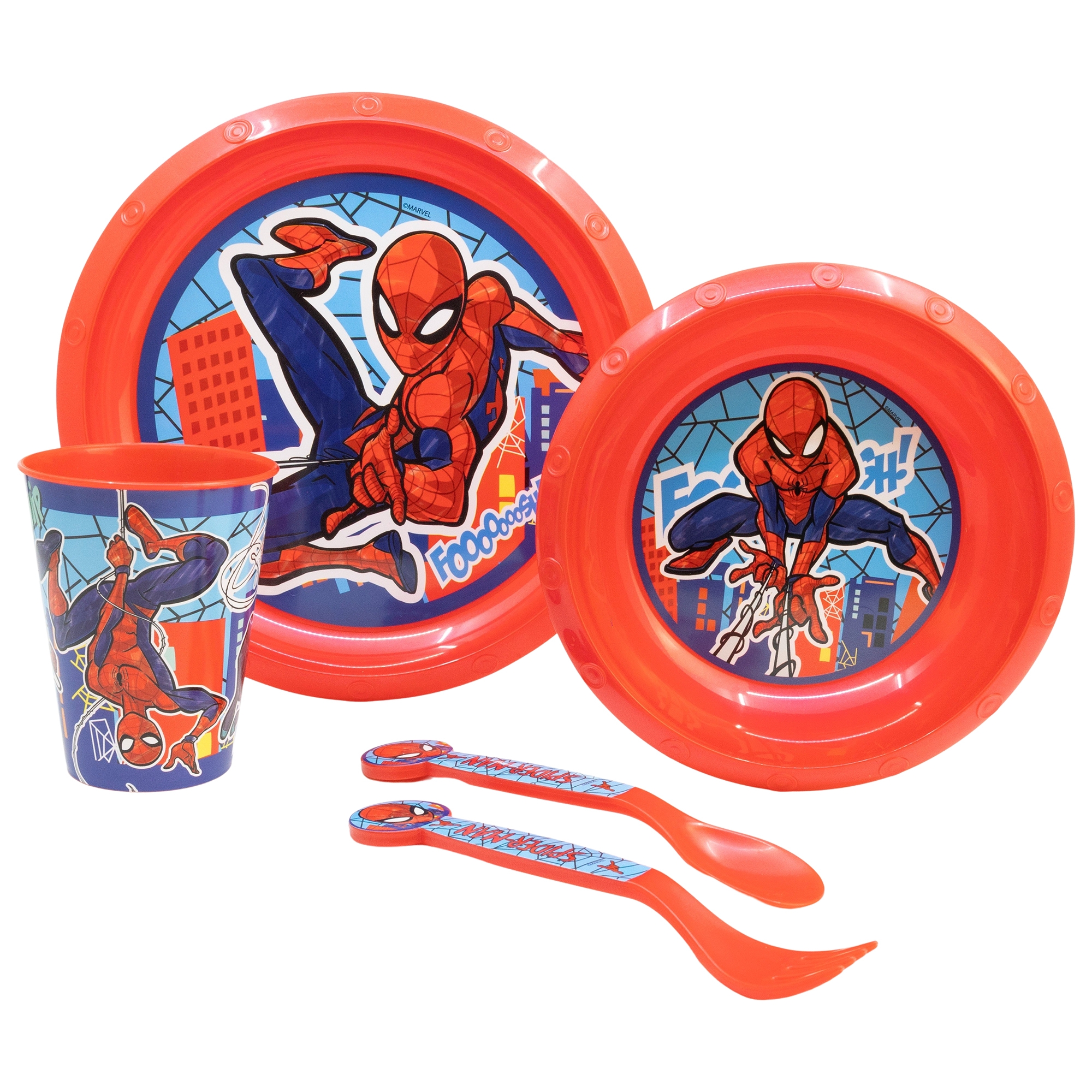 Vaisselle pour enfant 5 éléments Spiderman SPIDERMAN Vaisselle pour enfant 5 éléments Spiderman SPIDERMAN