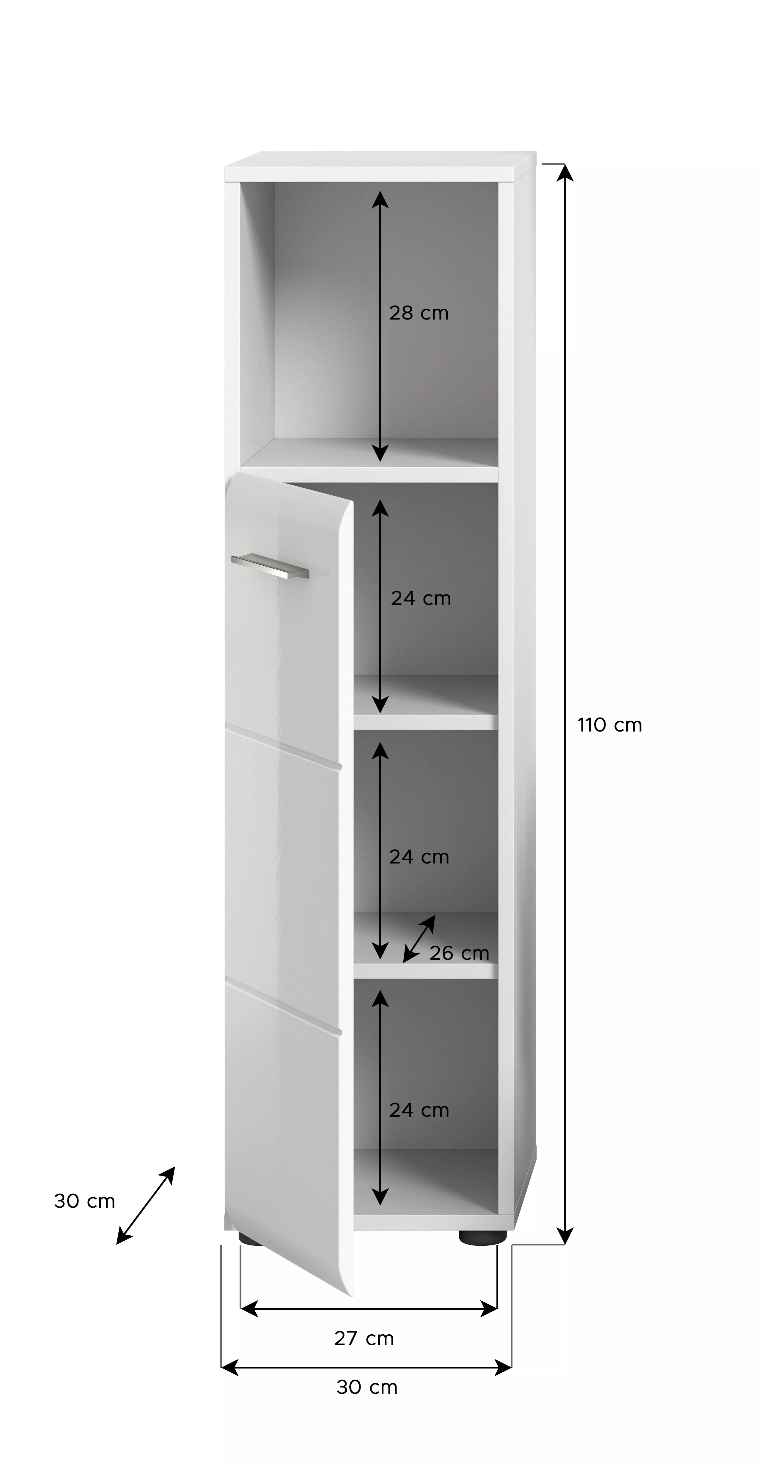 Meuble demi-colonne BONGA