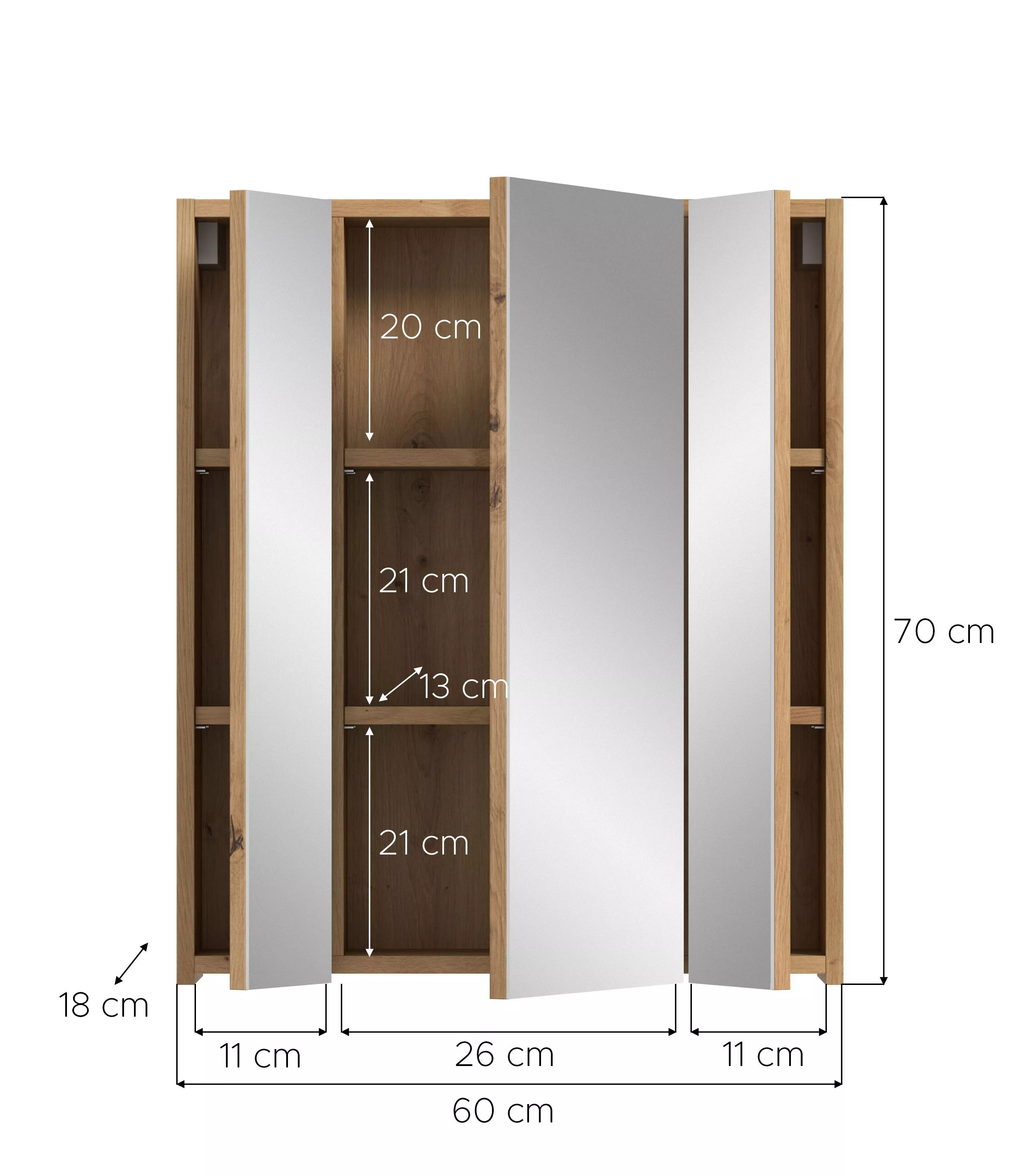 Spiegelschrank BONGA