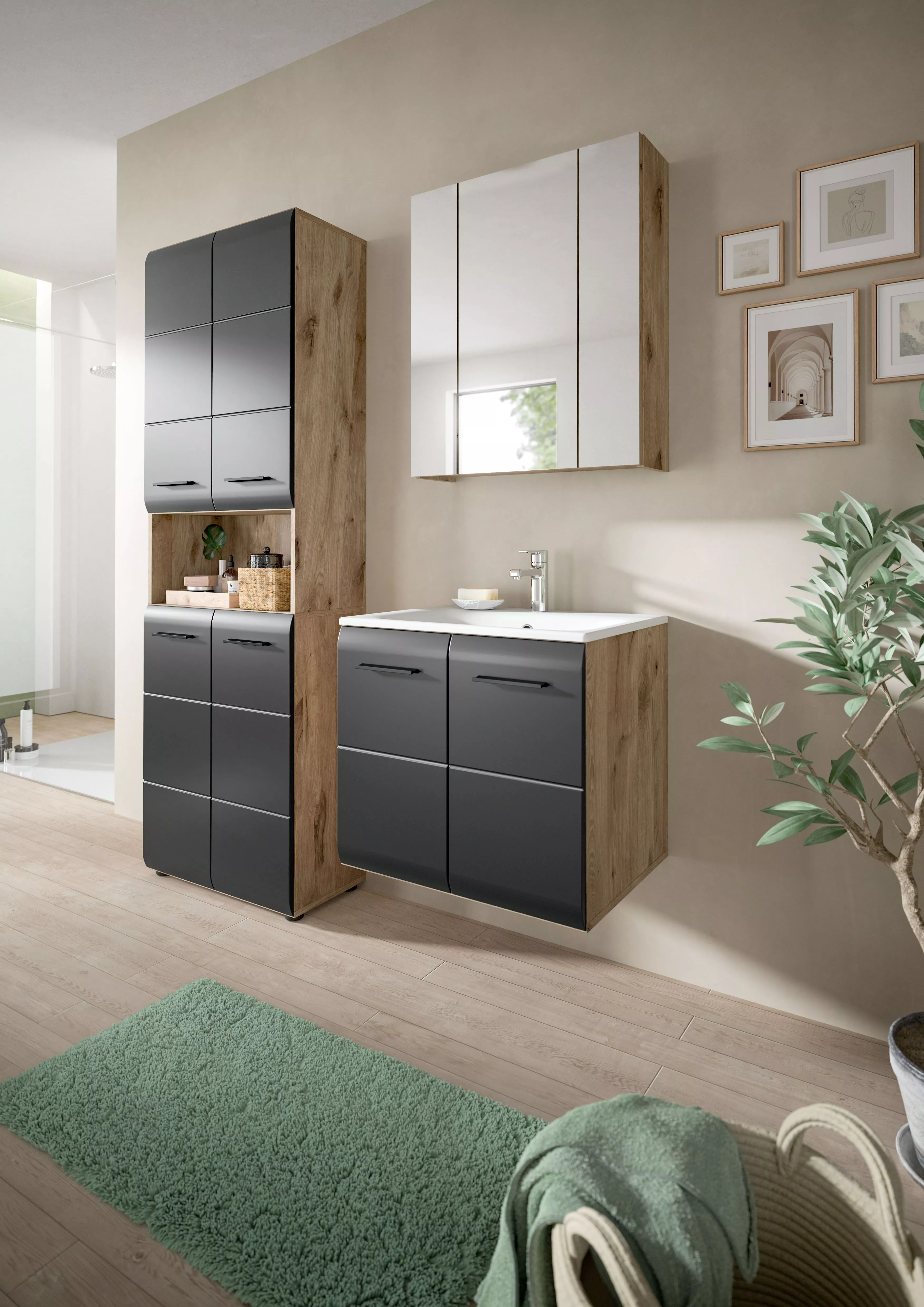 Waschbeckenunterschrank mit Waschbecken BONGA