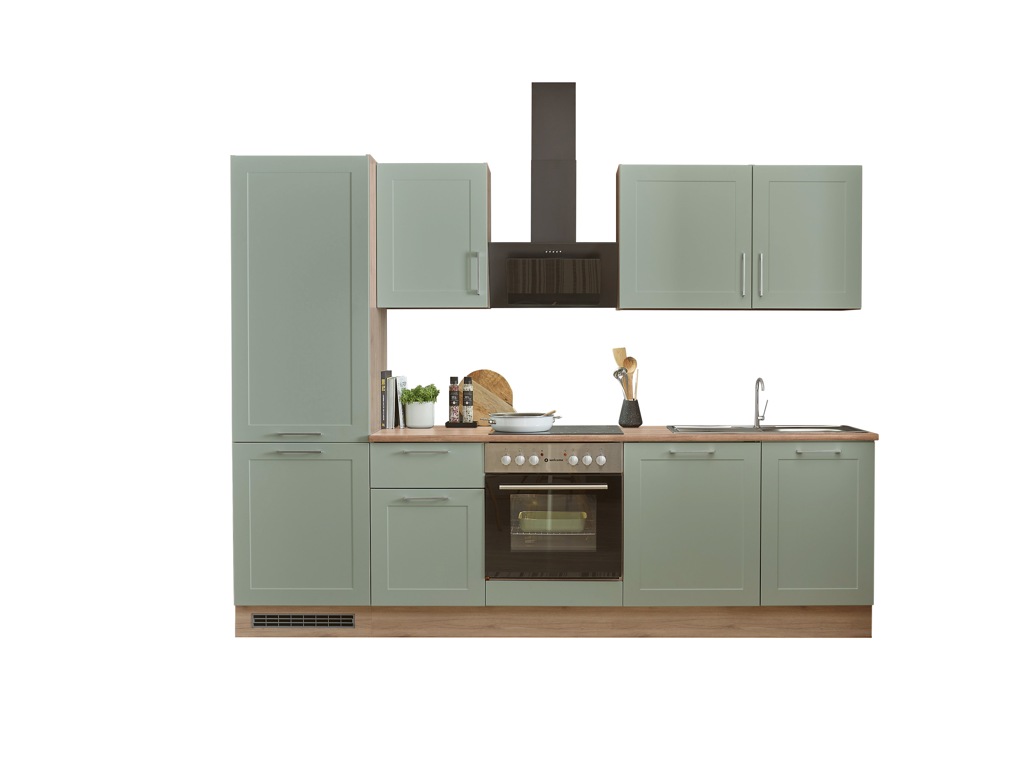 Bloc cuisine avec électroménager HASTINGS (bloc cuisine - réfrigérateur) II Bloc cuisine avec électroménager HASTINGS (bloc cuisine - réfrigérateur) II