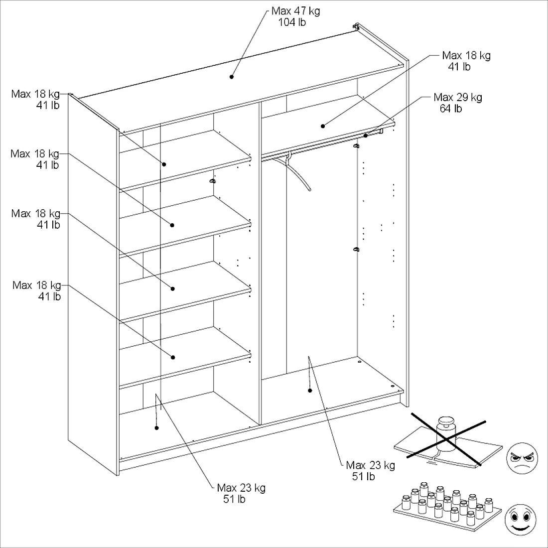 Schiebetürenschrank SWING 4