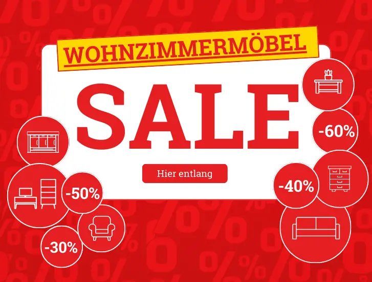 Wohnzimmermöbel SALE -> Jetzt richtig sparen!