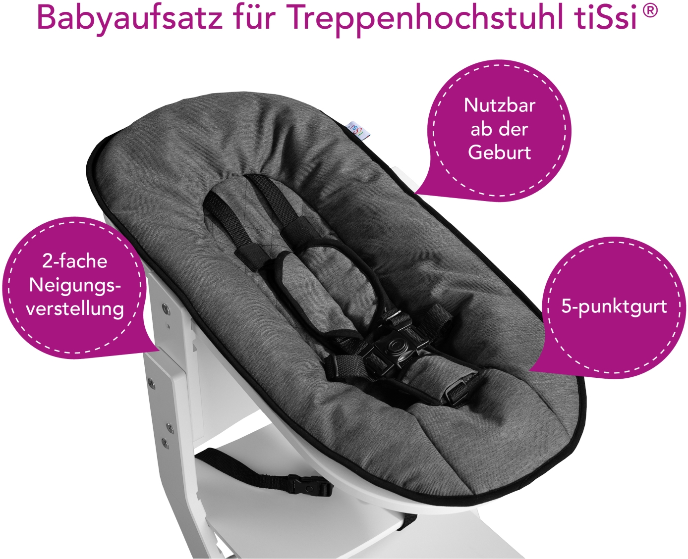 Babyschale für Treppenhochstühle 100284