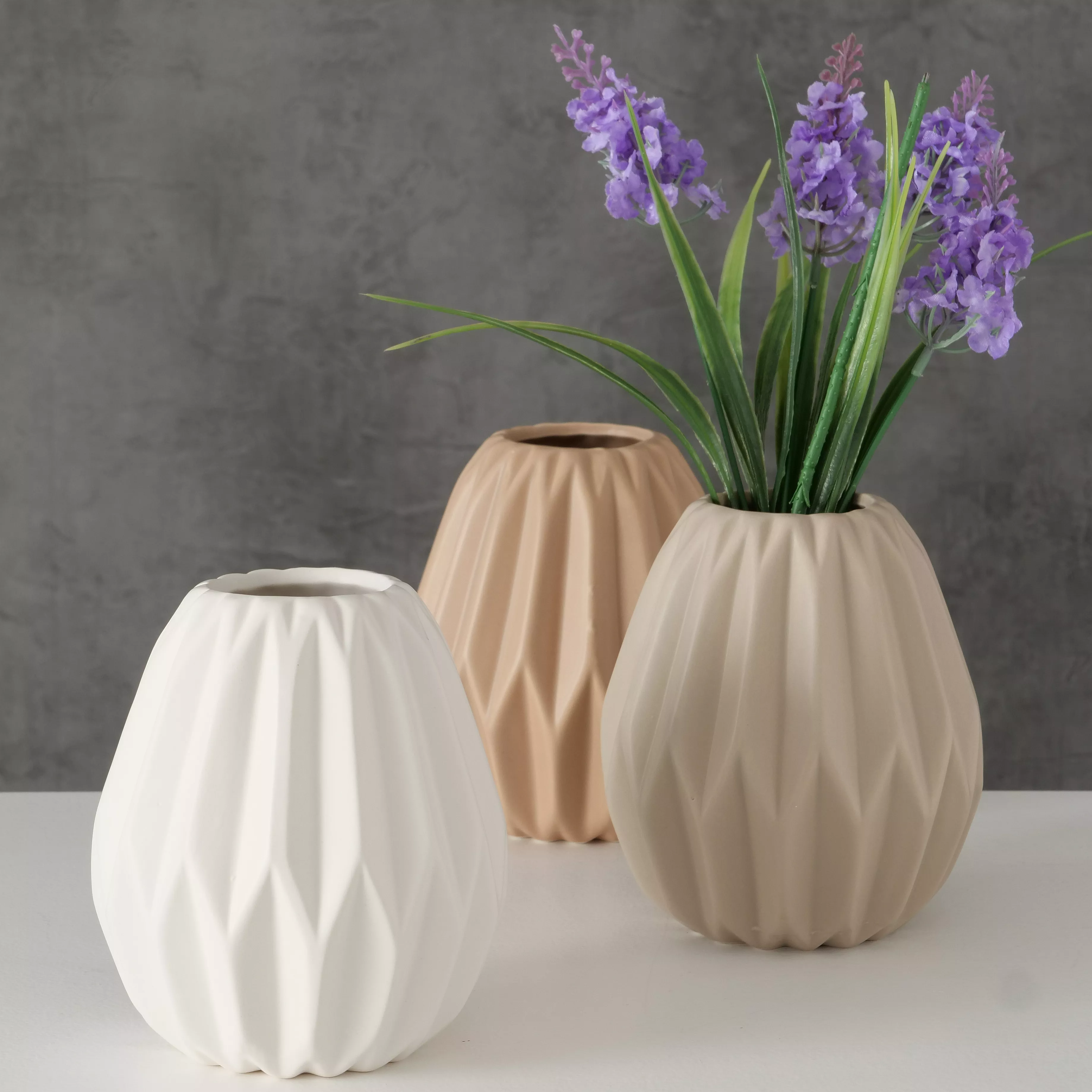 Vase Rillenoptik TAMPA