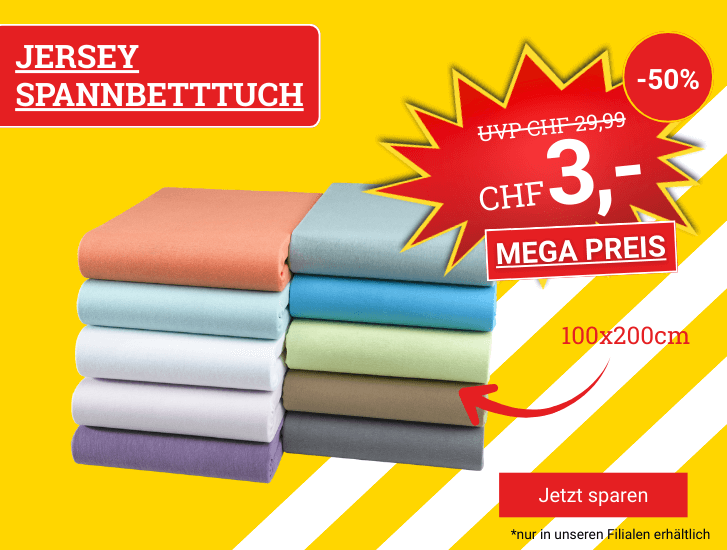 JERSEY Spannbettuch