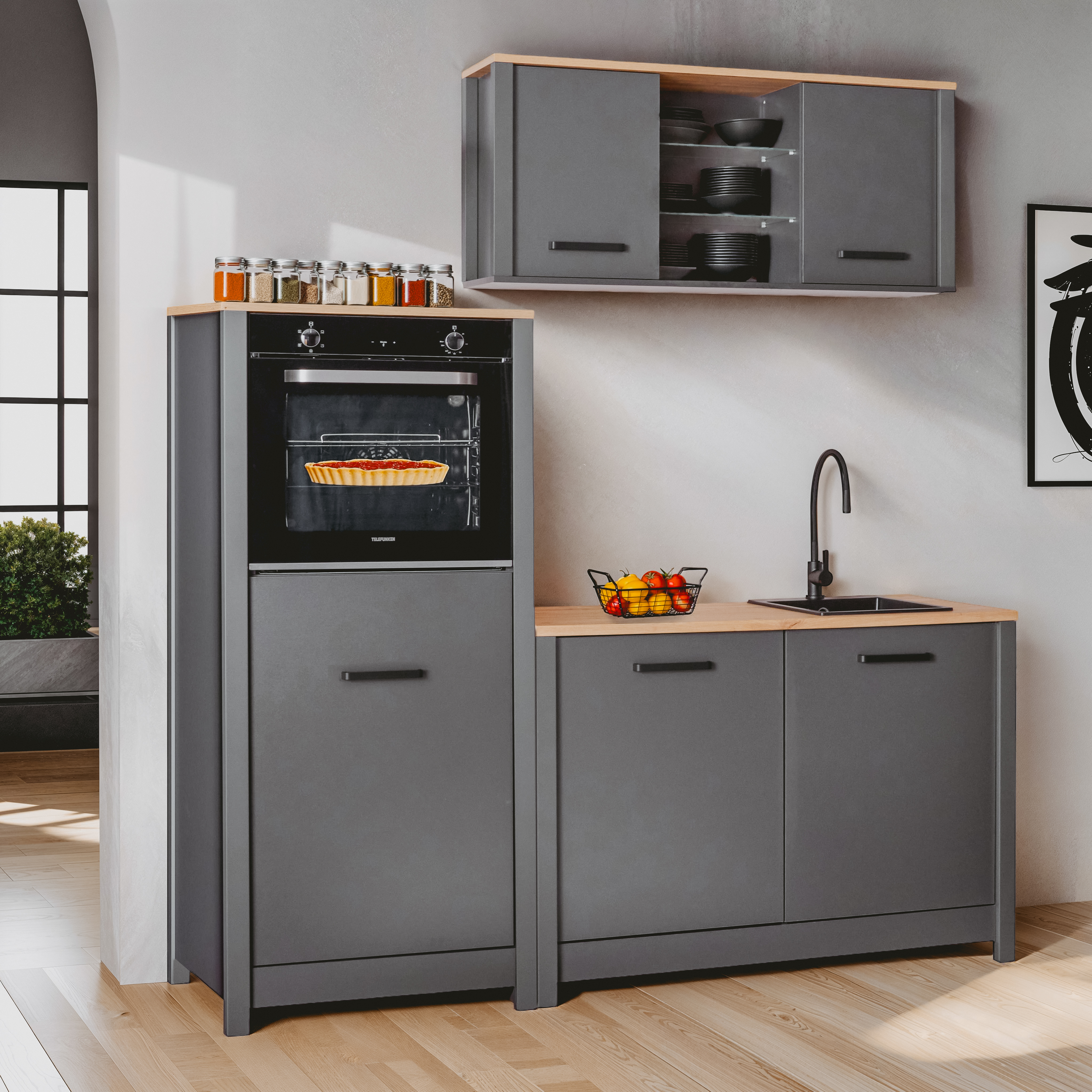 Bloc cuisine sans électroménager 2 ROTTERDAM Bloc cuisine sans électroménager 2 ROTTERDAM