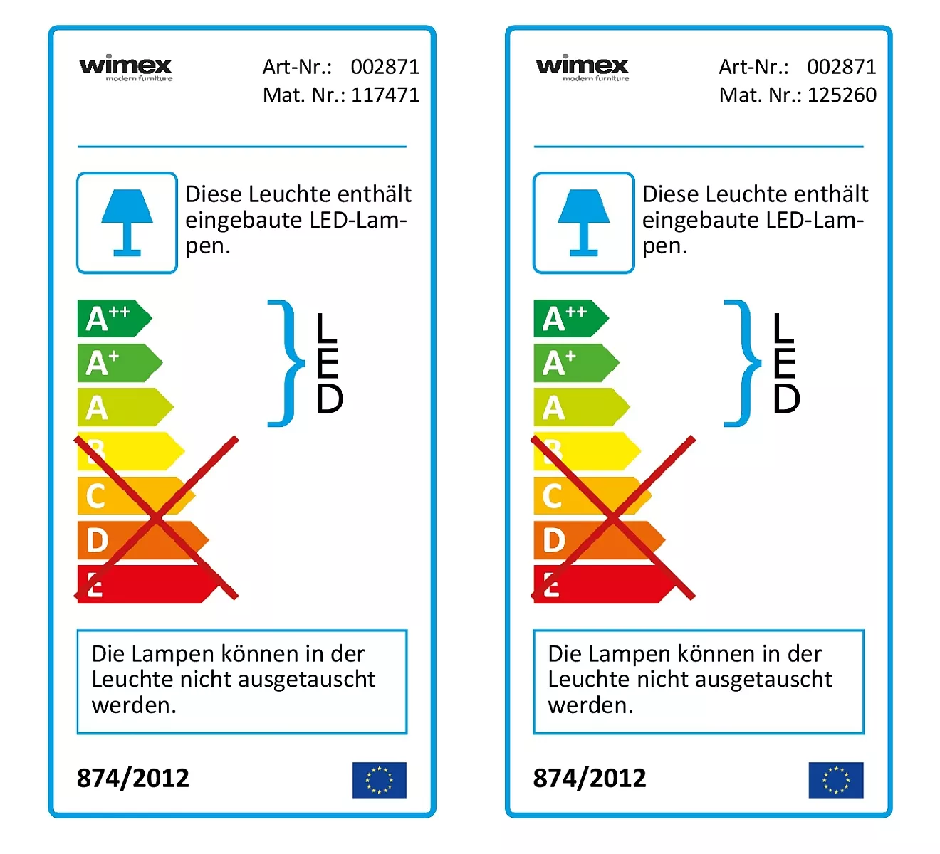 Bettbeleuchtung im 2er-Set LOOP